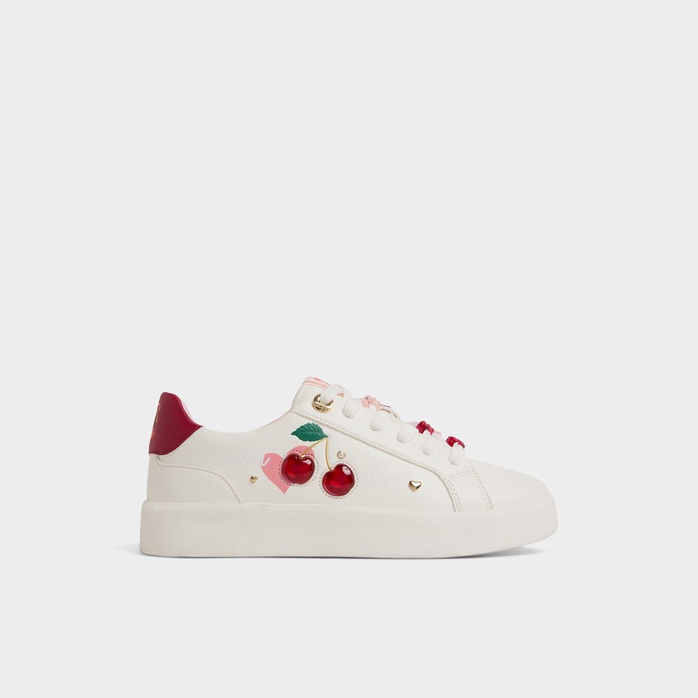 【ALDO】Princesssneaker ローカット ジョガースニーカー cherrylove_white_100-002-