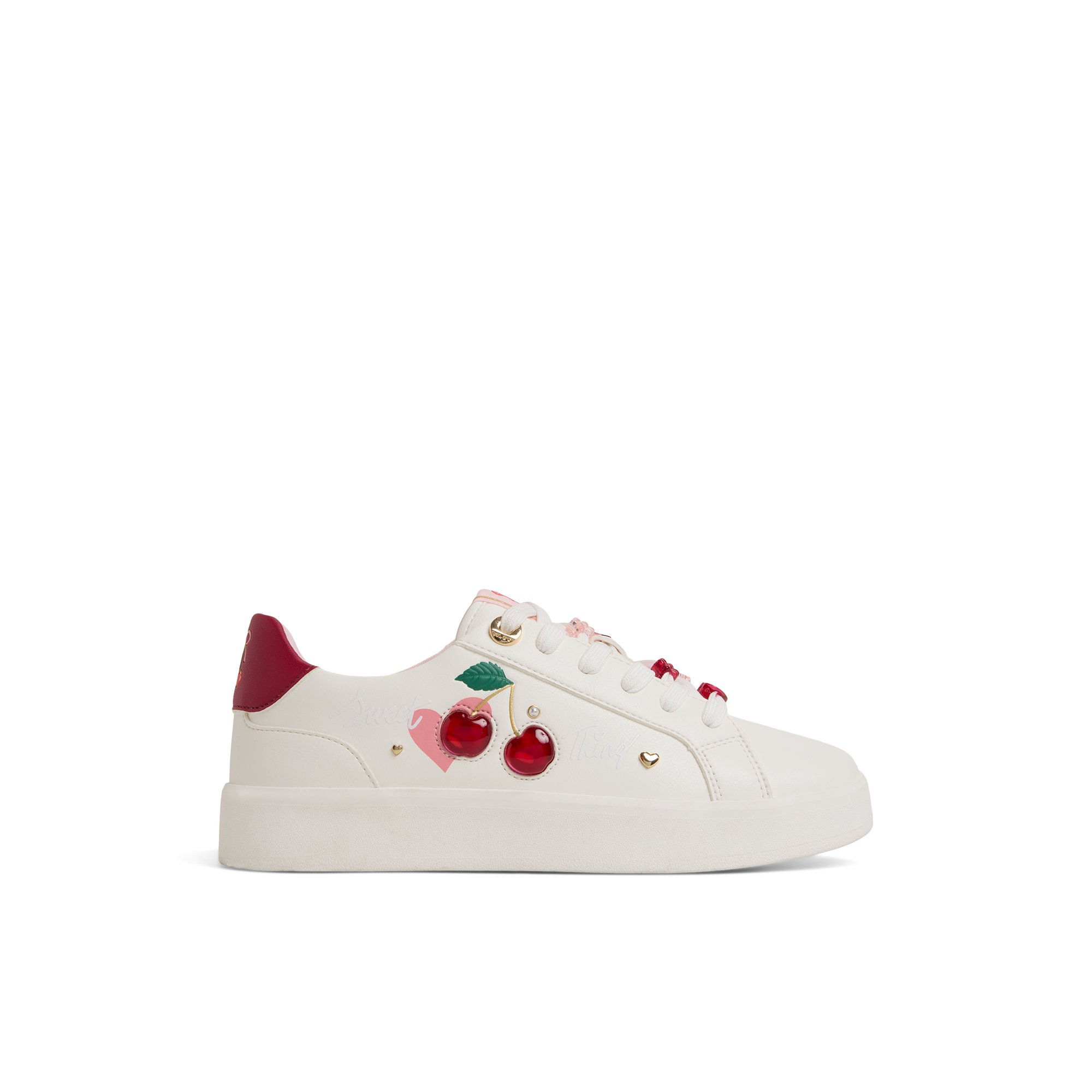 ALDO Cherrylove - Women's Low Top Sneaker Sneakers - White, Size 7.5