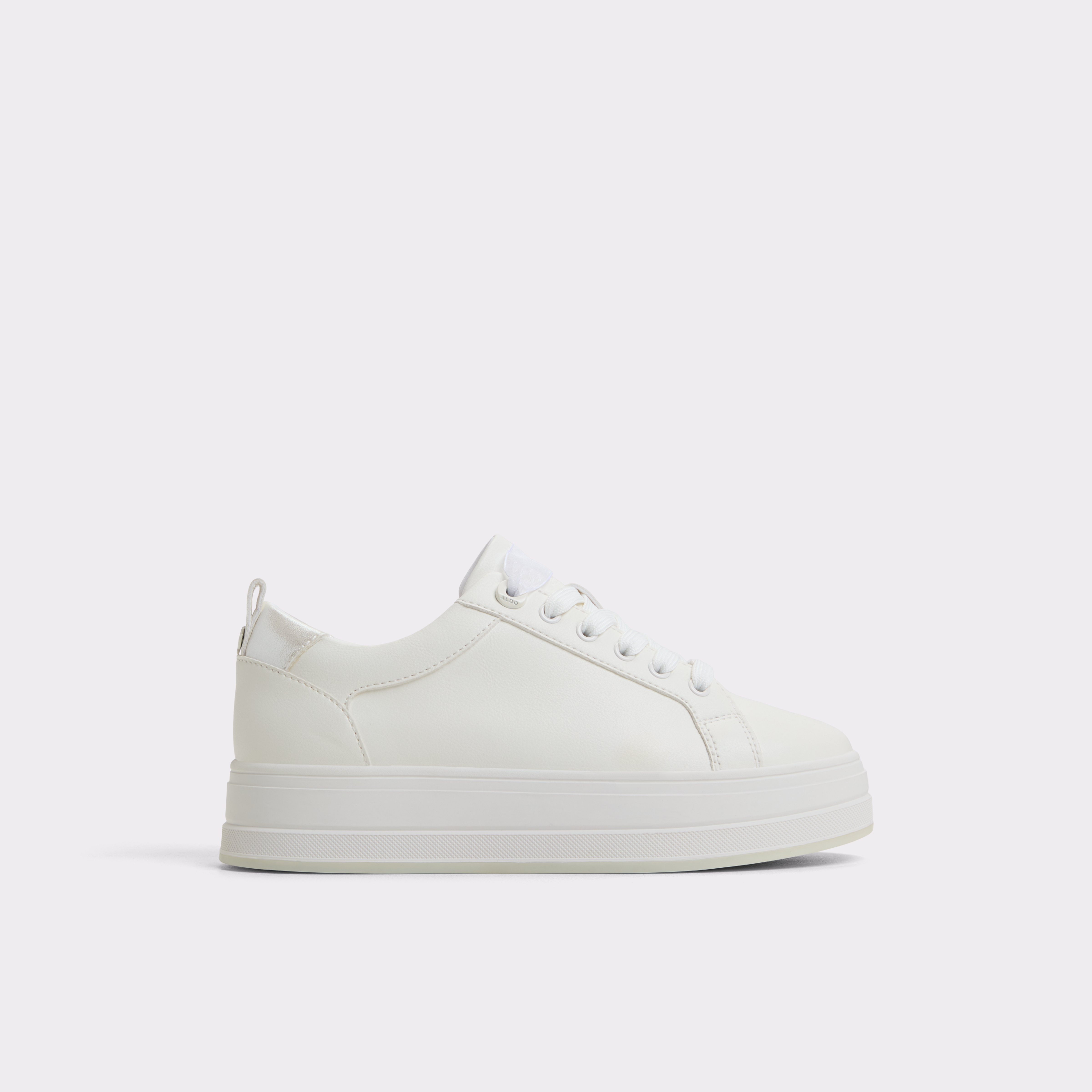 Chiccomfort Open White Women's Platform and wedge sneakers