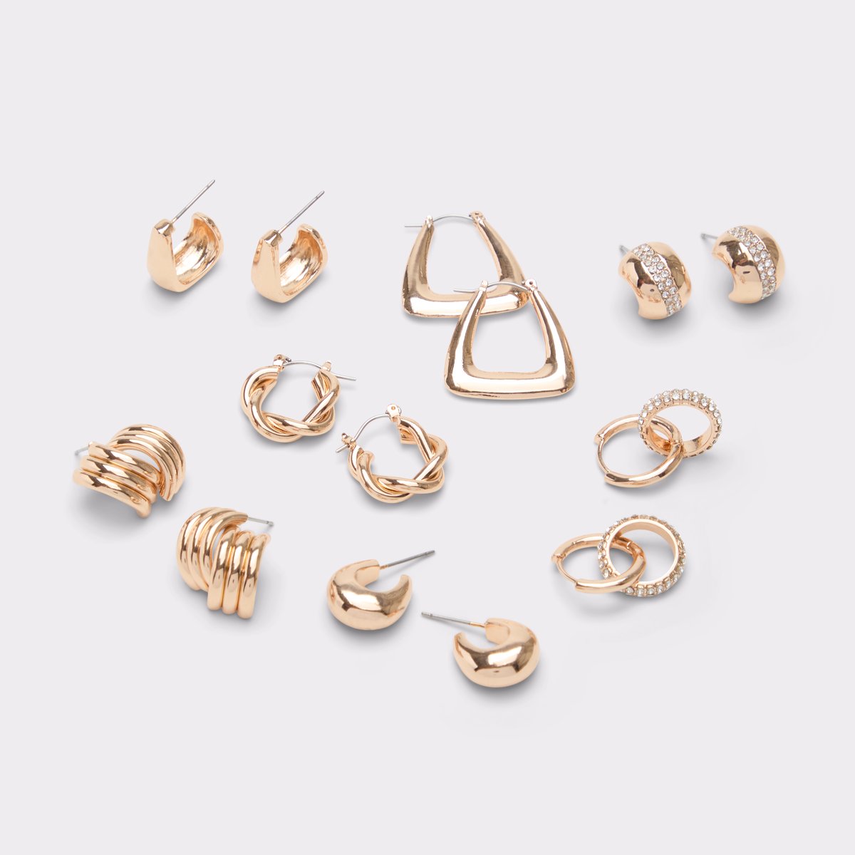 [ALDO] Chicdays イヤリング ピアス ゴールド 7個セット chicdays_multi_972_main_sq_gy_