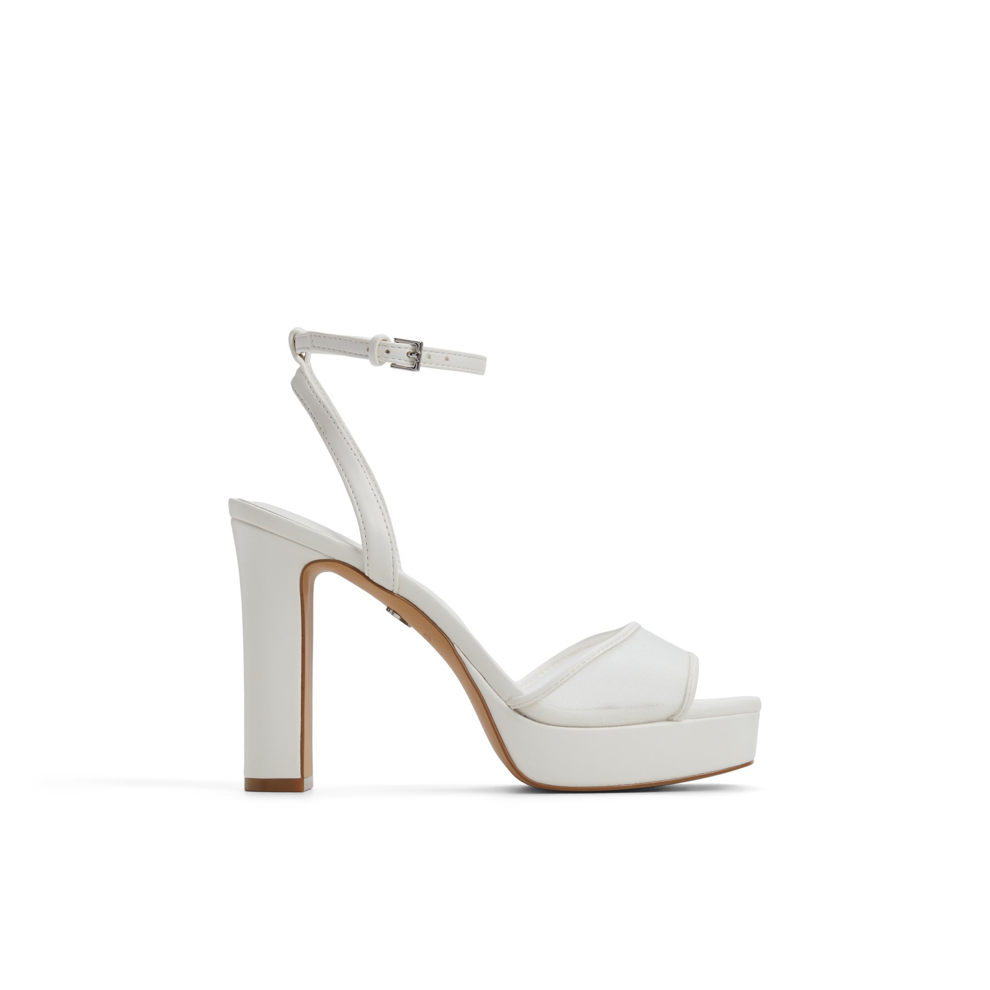 ALDO Chicglimmer - Women's Platform Sandal Sandals - White, Size 8