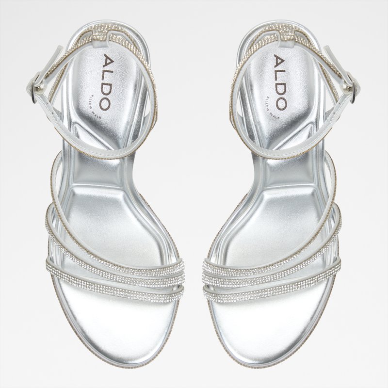 chicglow sandalia de mujer-plateado_10silver