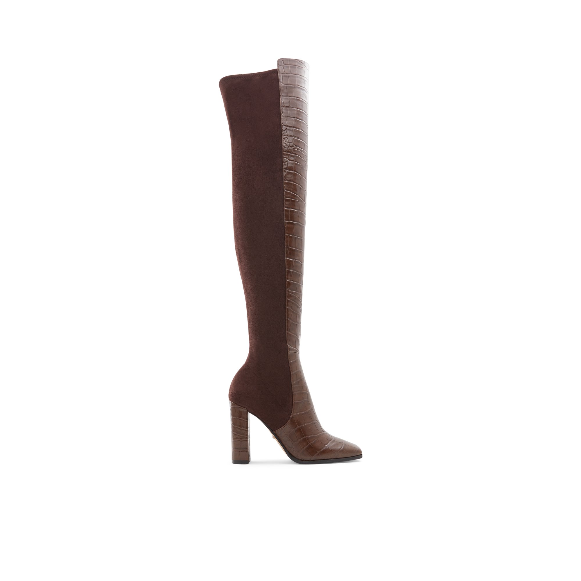 Image of ALDO Choan - Women's Over-The-Knee Boot - Brown, Size 5