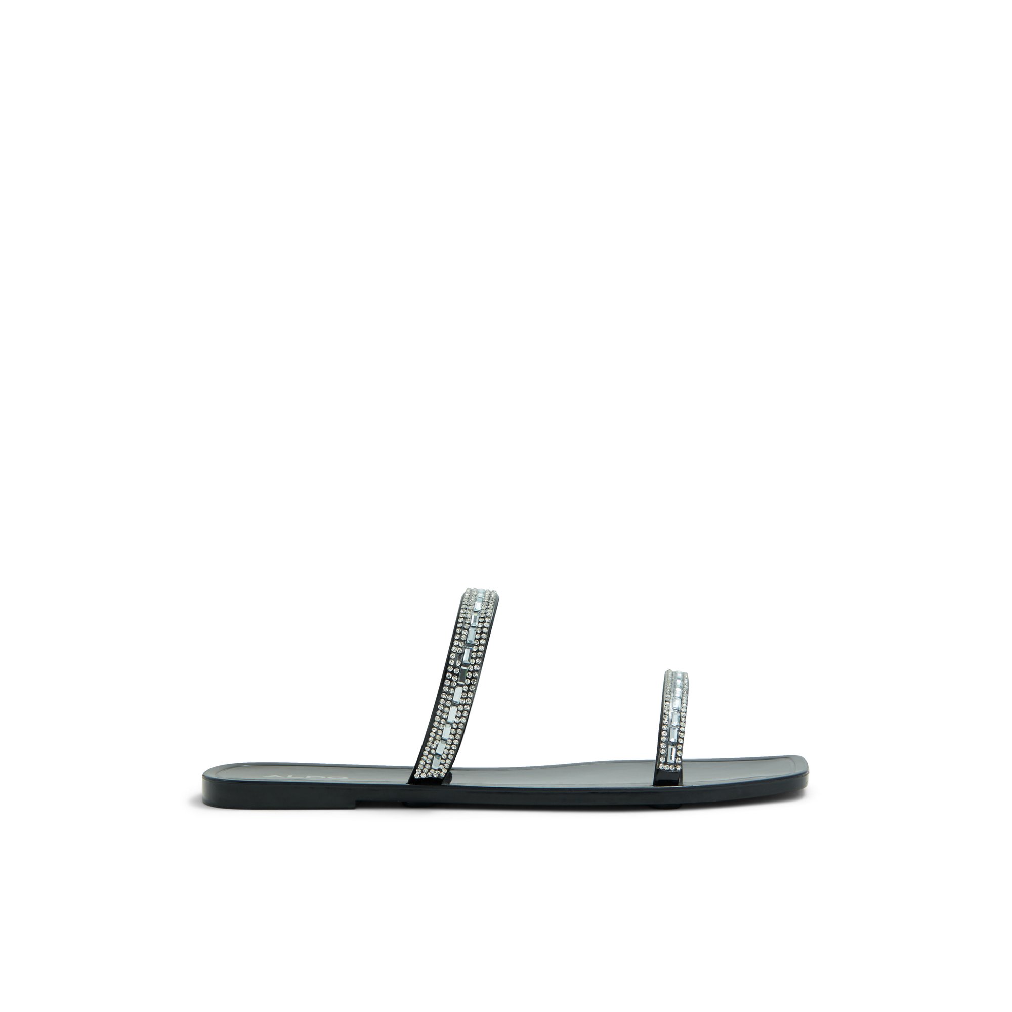 ALDO Choretha - Women's Sandal - Black/Silver