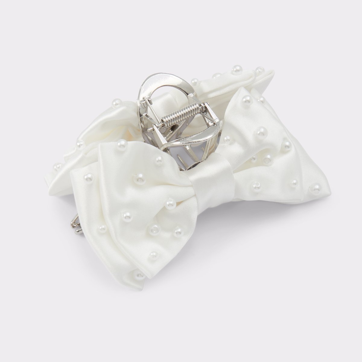 【ALDO x Disney】シンデレラ ホワイト リボン ヘア アクリップ cinderellabow_white_100_campai