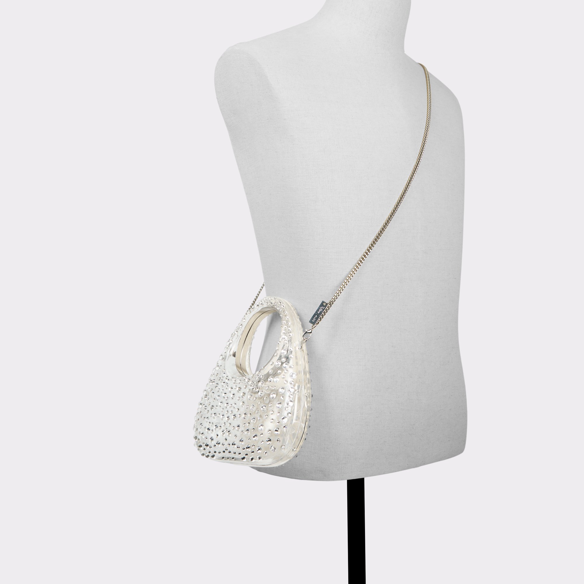 【ALDO x Disney】スタッズ シンデレラ クリア2way ハンドバッグ Cinderellapurse Clear Women's Disney | ALDO US