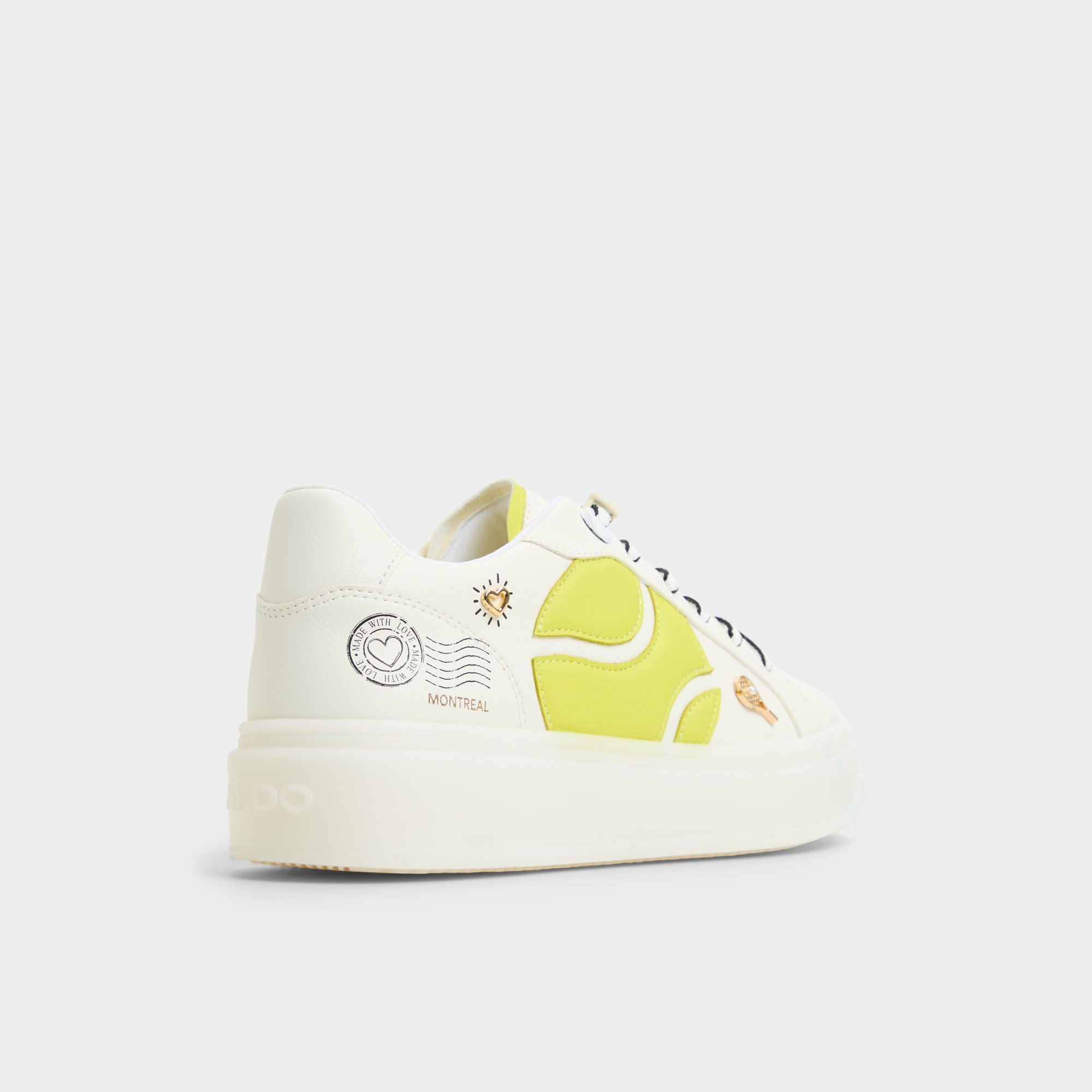 【ALDO】テニス・スタッズ☆Clubchamp☆ホワイト厚底スニーカー Clubchamp White Combo Women's Platform and wedge sneakers