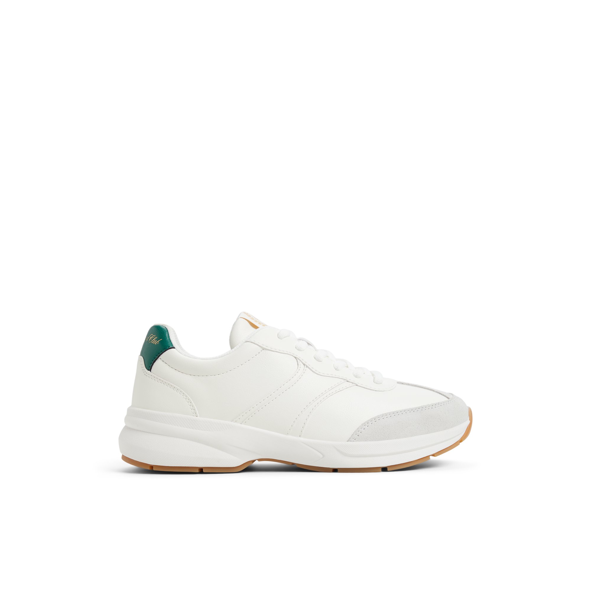ALDO Clubchic - Women's Athletic Sneaker Sneakers - White Combo Smooth, Size 7