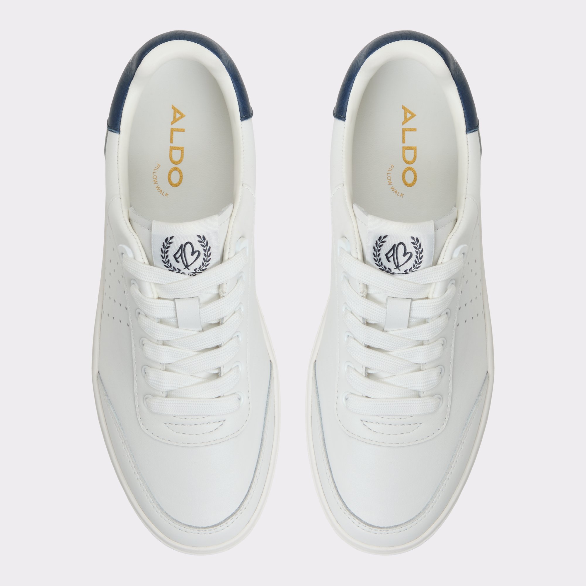 【ALDO】ネイビー・ロゴ☆Clubsport☆白レースアップスニーカー Clubsport White Combo Women's Low top sneakers | ALDO US