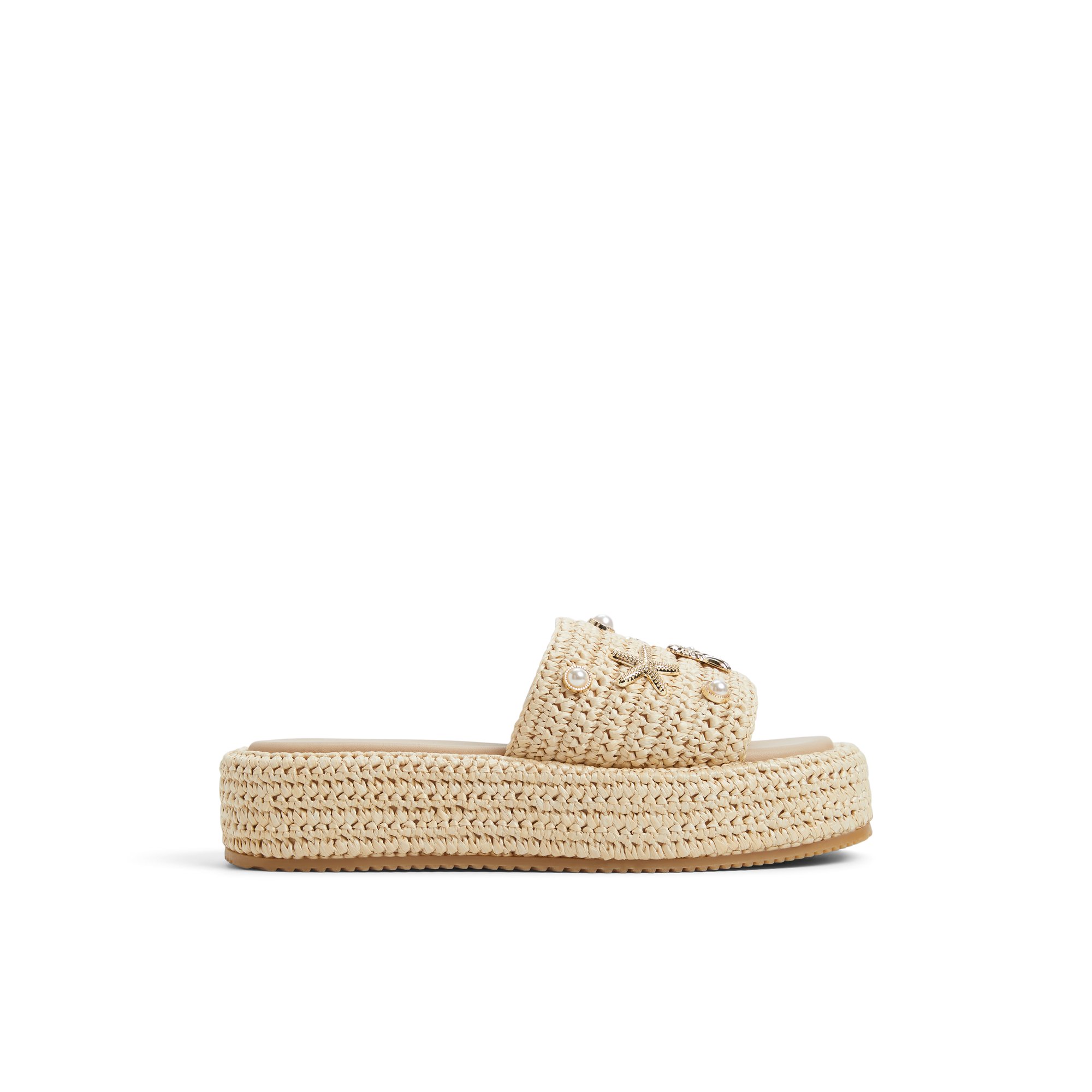 ALDO Corallo - Women's Platform Sandal Sandals - Beige, Size 8