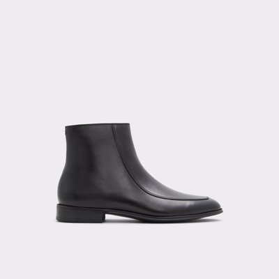 Corbero Black Leather Smooth Men's Dress Boots | ALDO US