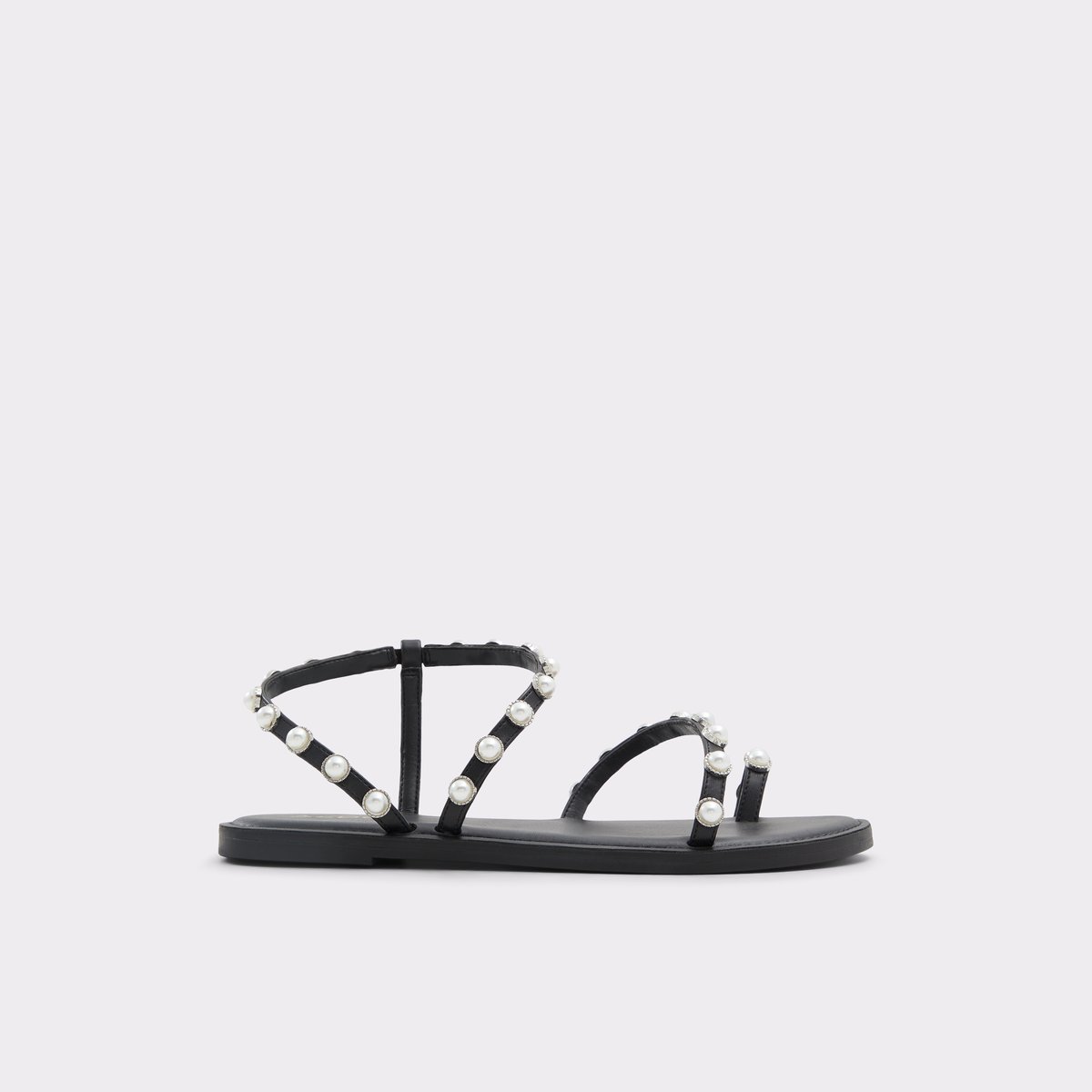 Coreydale Black Women's Flat Sandals | ALDO US