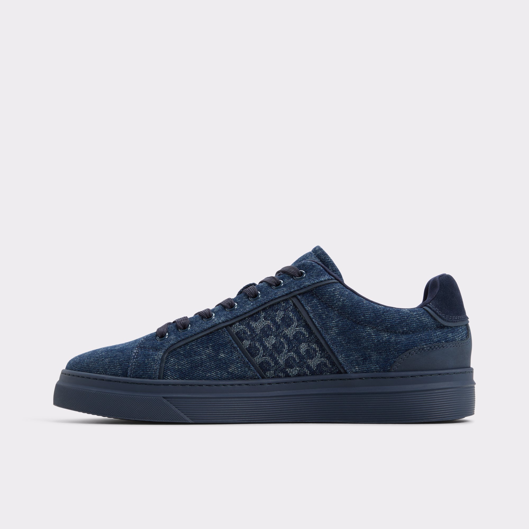 【ALDO】ライン・モノグラム Courtline レースアップスニーカー Courtlinee Medium Blue Men's Low top | ALDO US