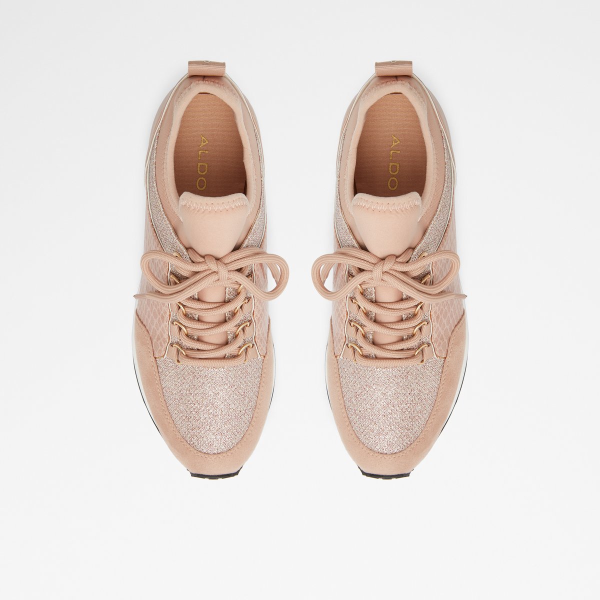 Courtwood Rose Gold Women's Platform and Wedge Sneakers | ALDO Canada