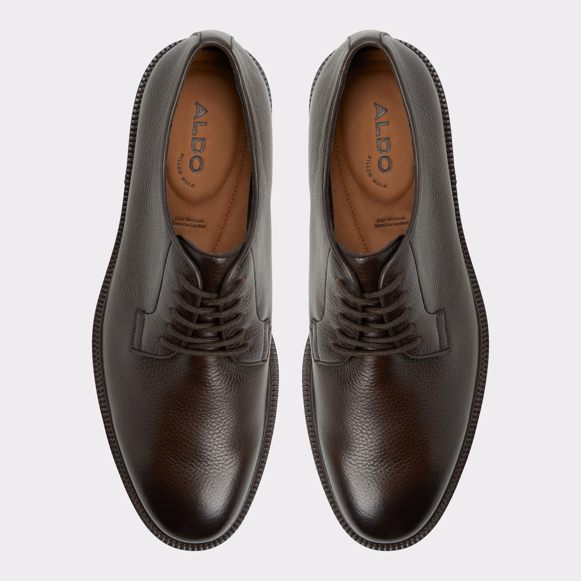Croy Dark Brown Men's Dress Shoes | ALDO Canada