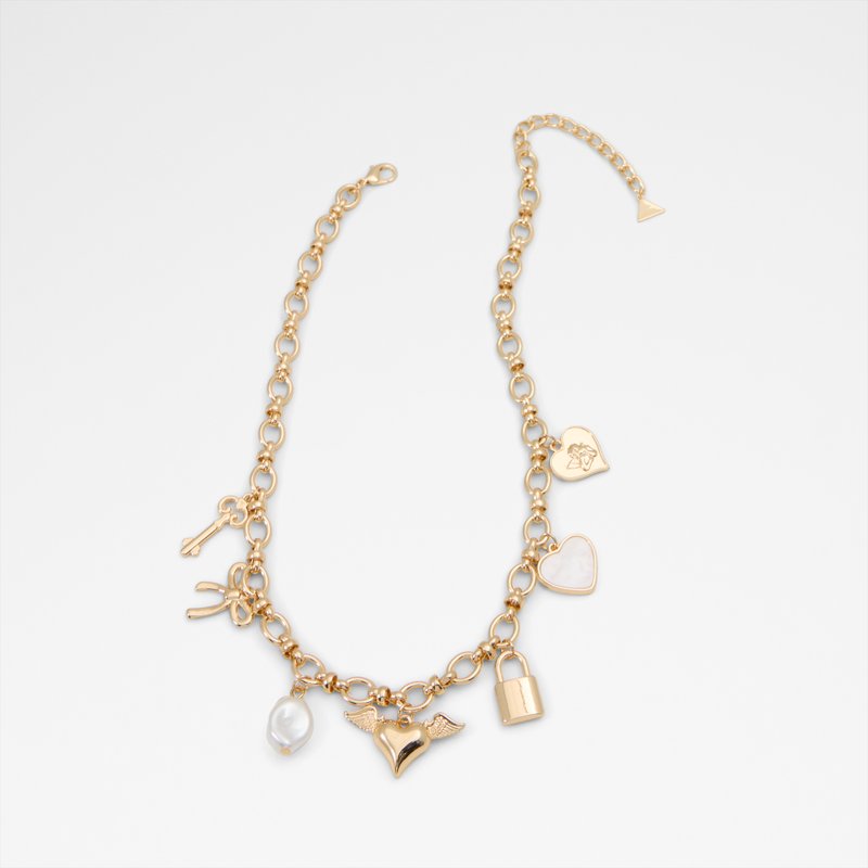 cupidscharms collar de mujer-blanco_white