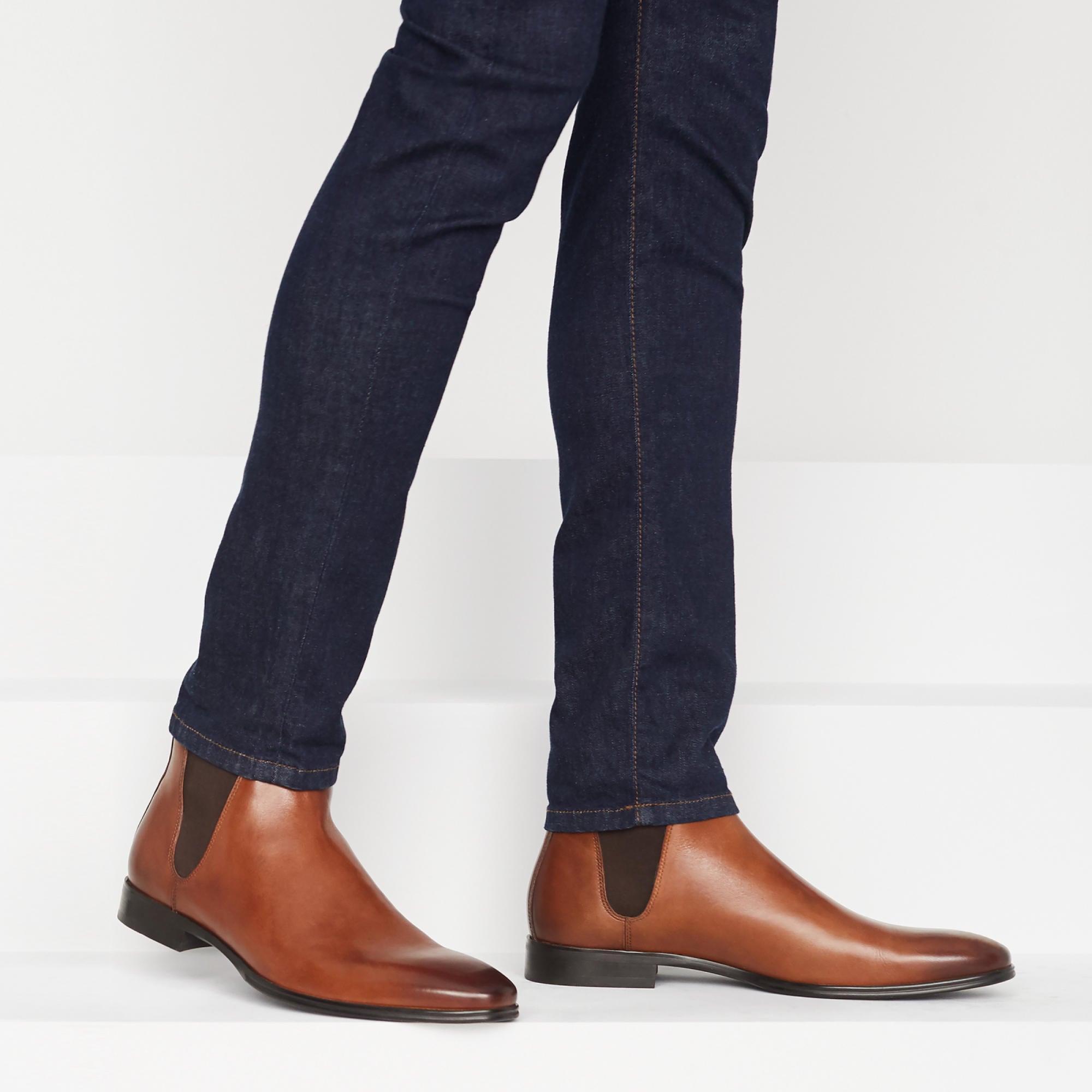 Curwen Cognac Men's Chelsea boots ALDO US