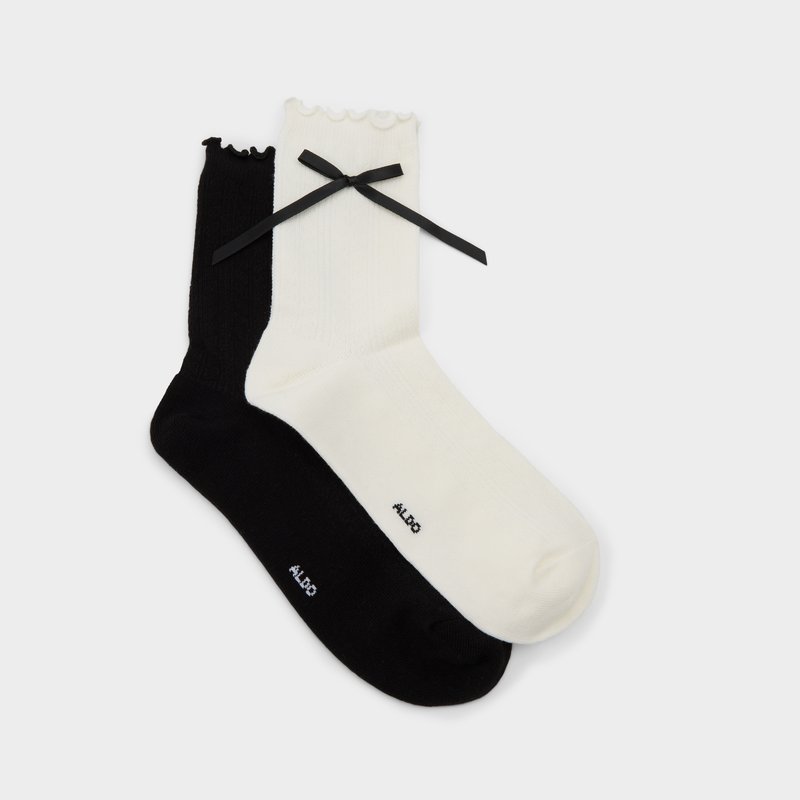 cutiebow calcetine de mujer-black white_black cutiebow calcetine de mujer-black white_black