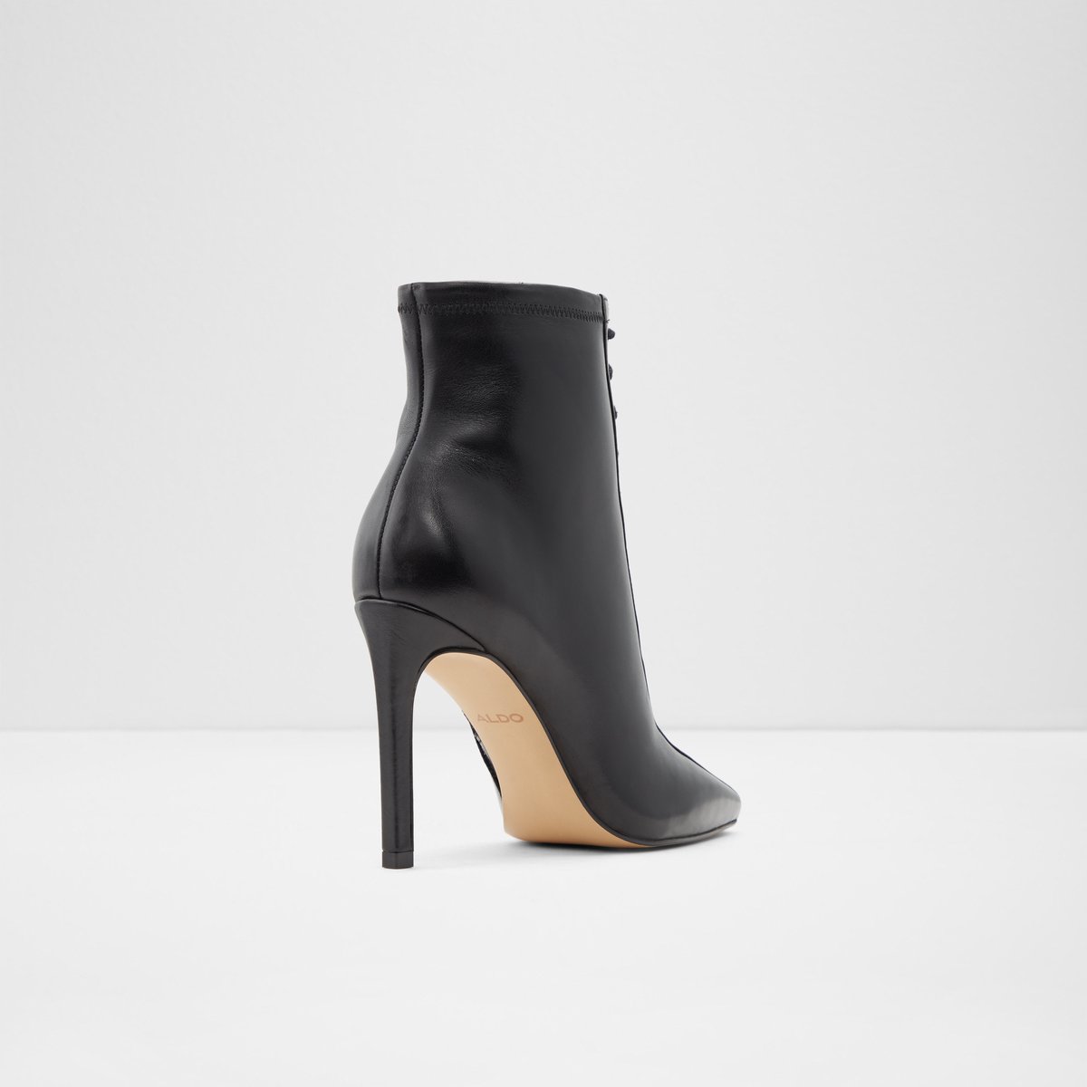 aldo black boot heels