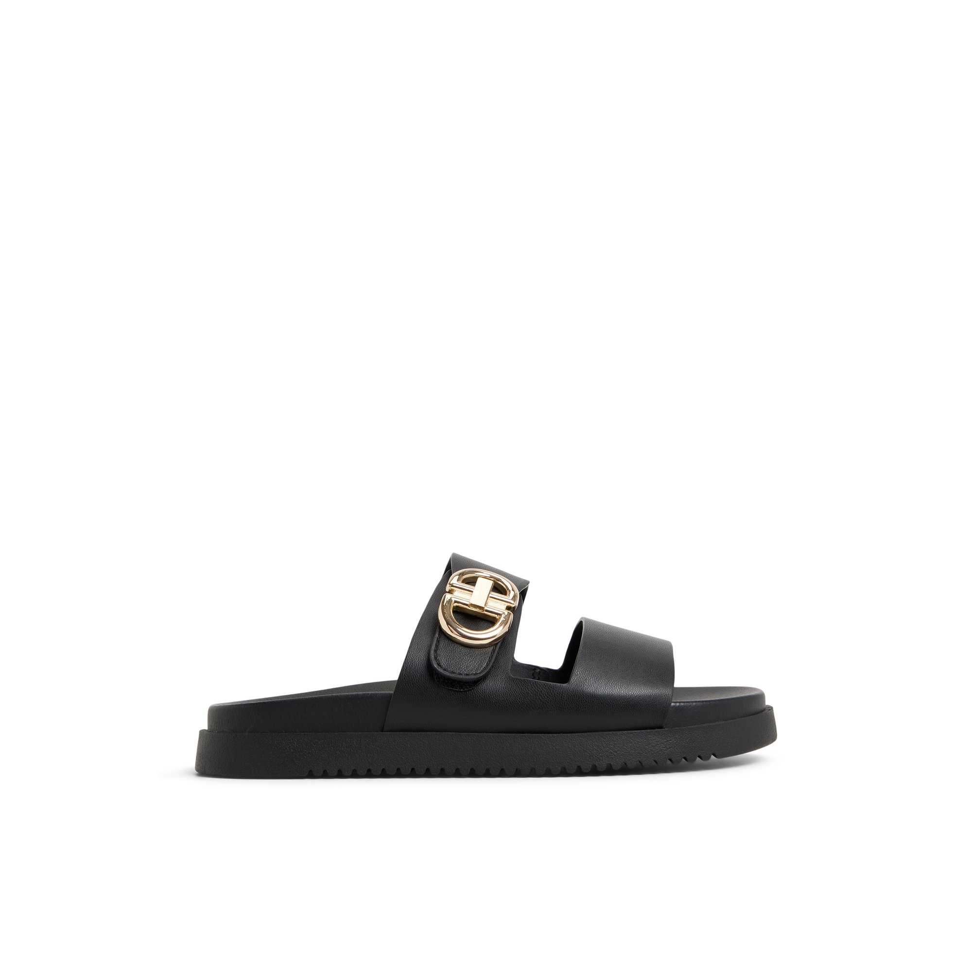 ALDO Daisymae - Women's Footbed Sandal Sandals - Black, Size 10