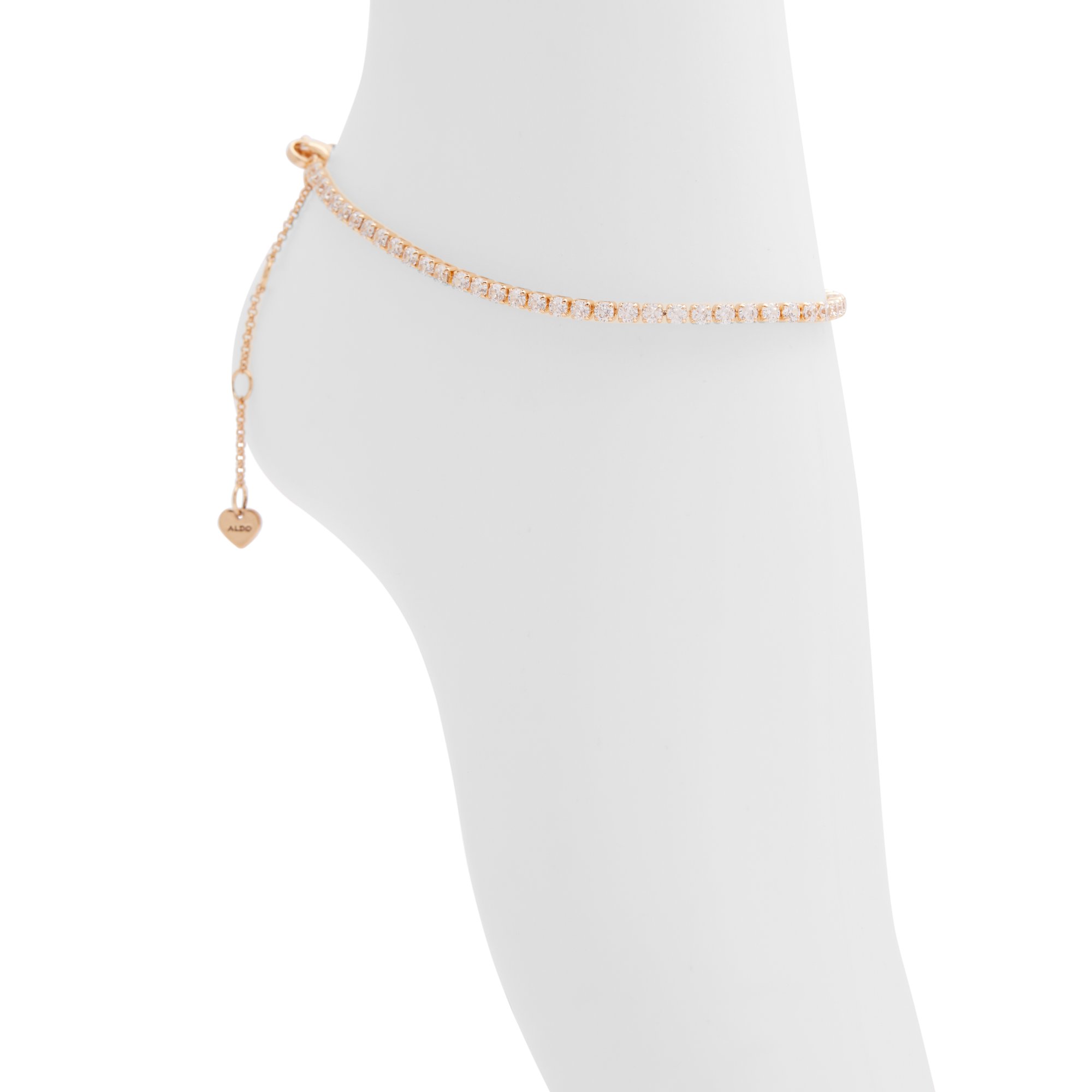 Image of ALDO Darmeraa - Women's Anklet Jewelry - Gold-Clear