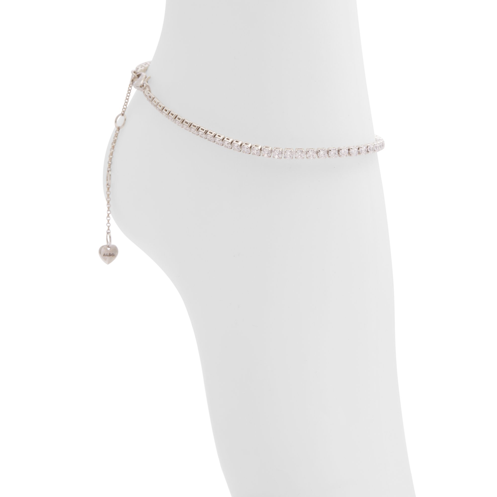 Image of ALDO Darmeraa - Women's Anklet Jewelry - Silver-Clear