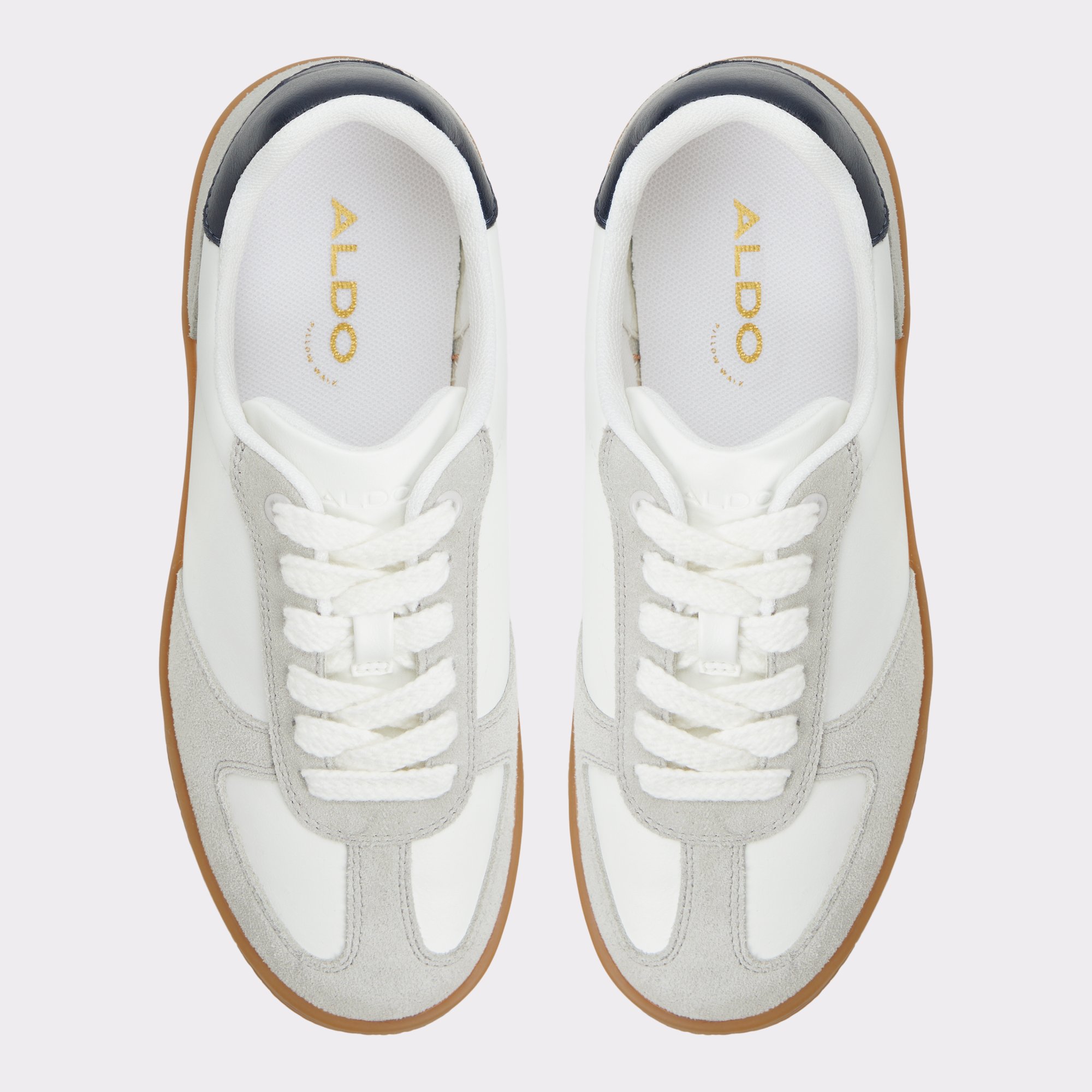 Deevale Blanc/Gris Femmes Sneakers bas | ALDO Canada
