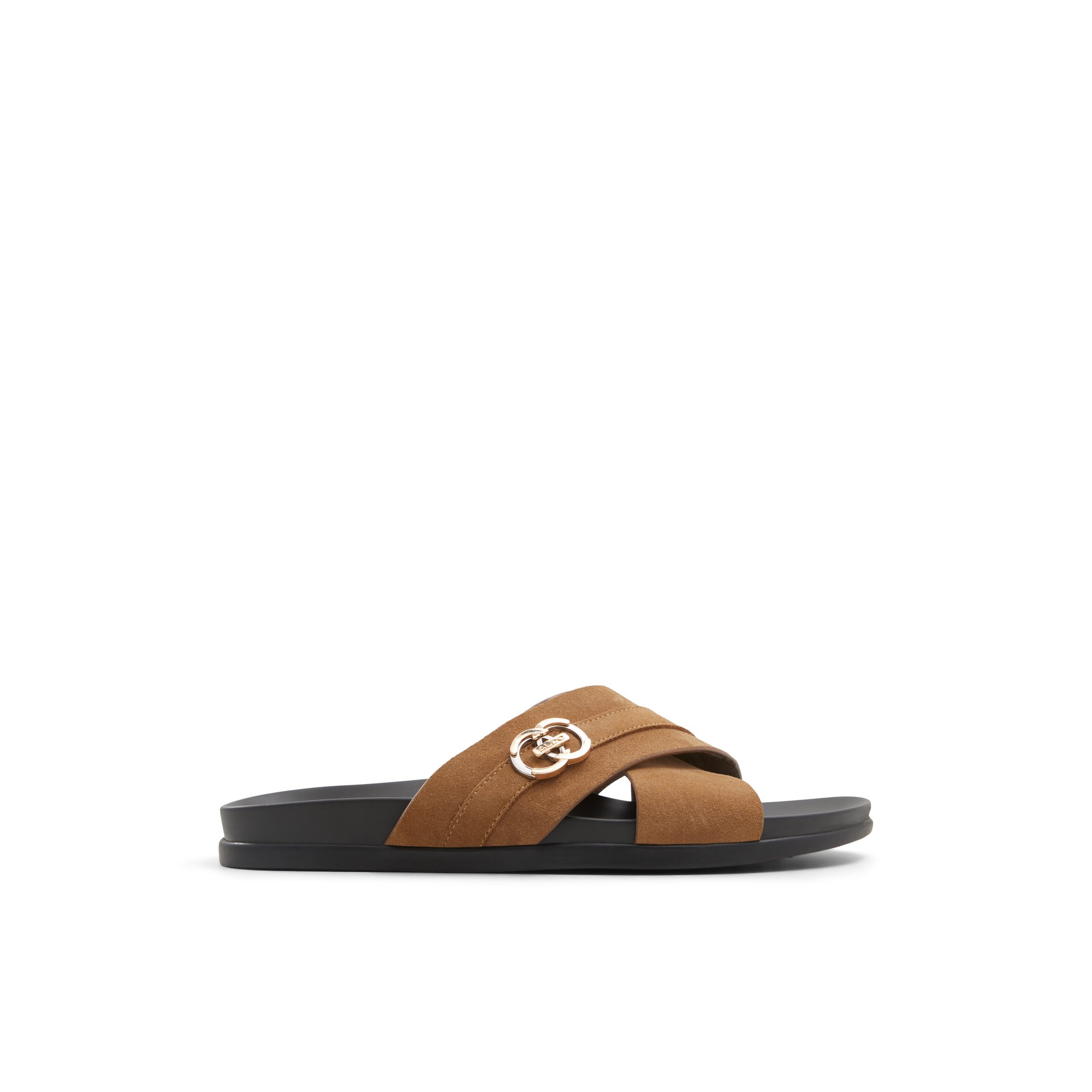 ALDO Delmar - Men's Slide Sandals - Brown, Size 7.5