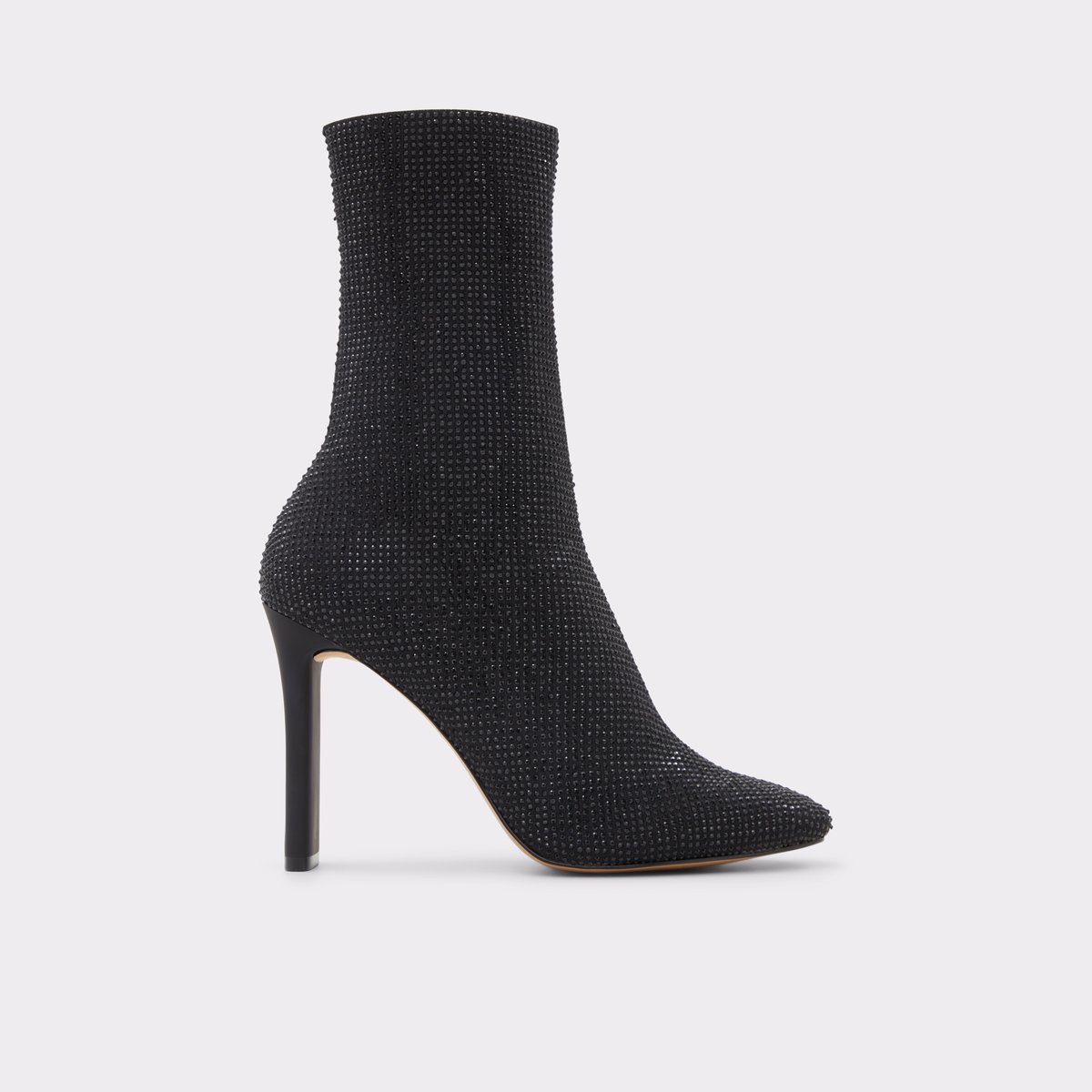 Delylah Black Textile Knit Women's Dress & Heeled Boots | ALDO Canada