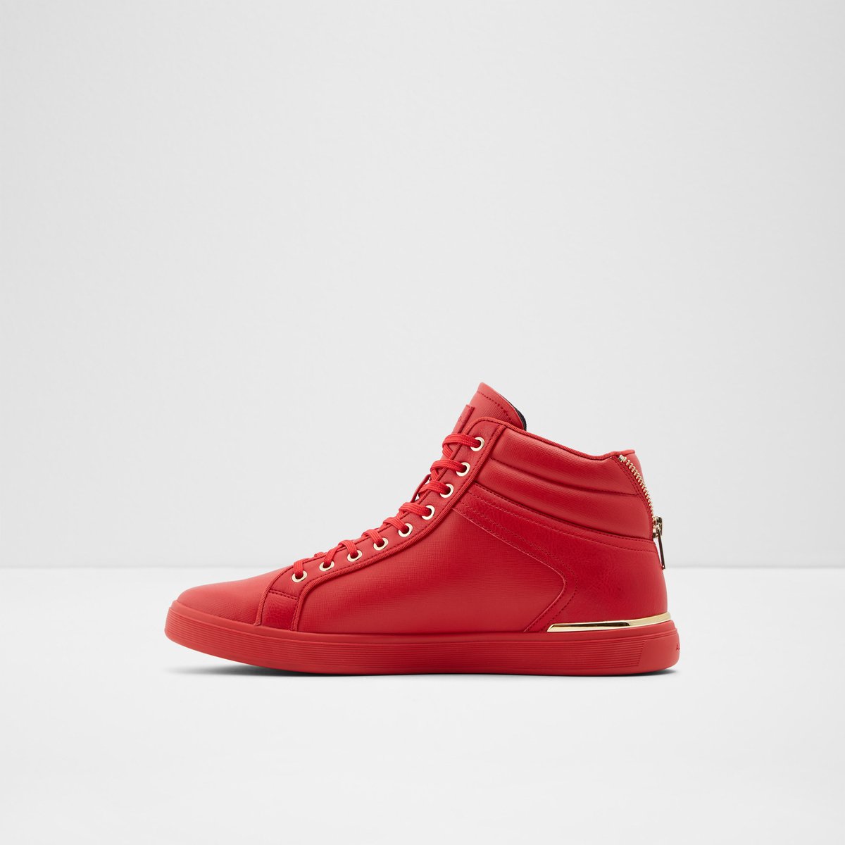 Deruulo Red Synthetic Smooth Men S High Top Aldo Us