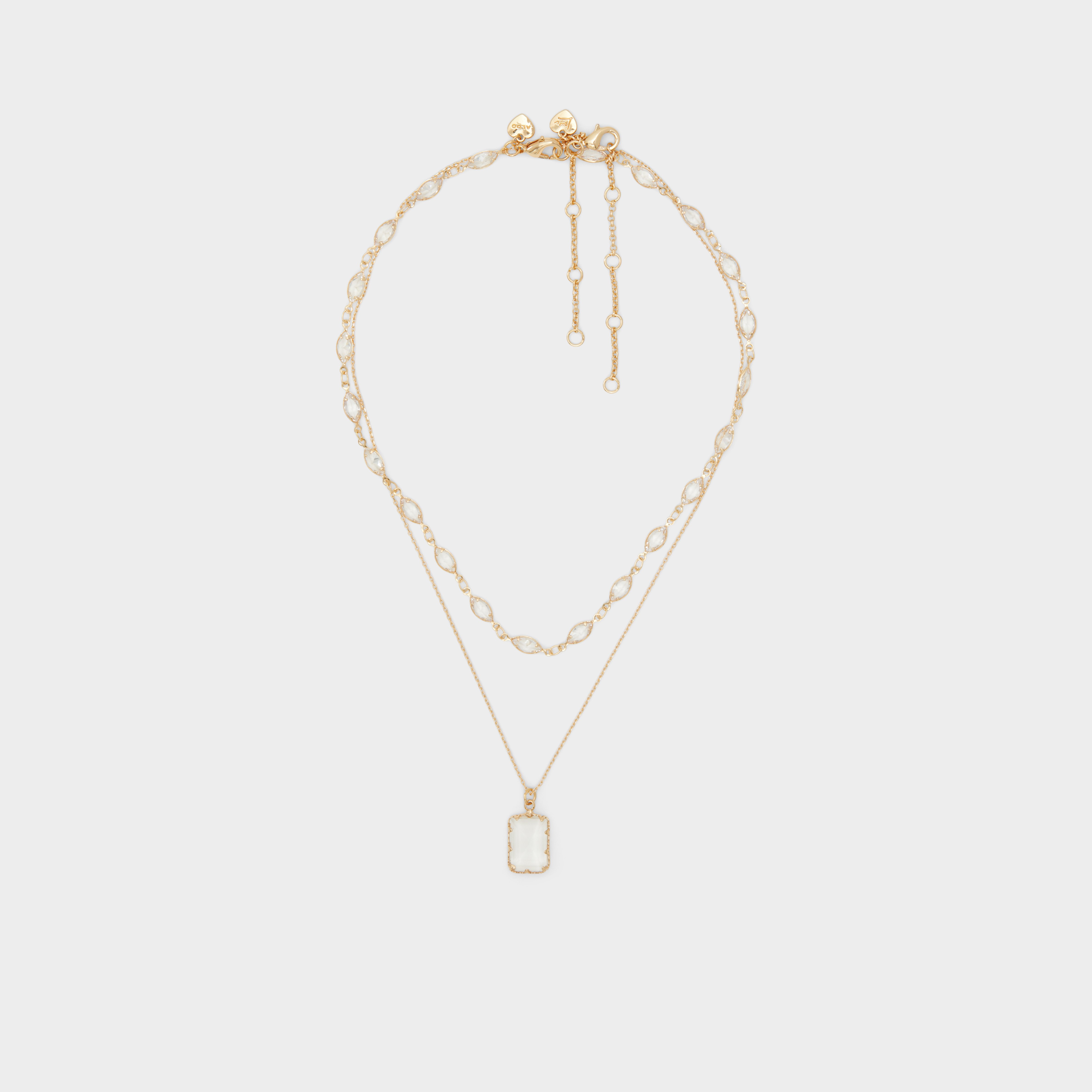 上品ビジュー☆チェーン【ALDO】Destinie 重ね付けネックレス Destinie Gold/Clear Multi Women's Necklaces | ALDO Canada