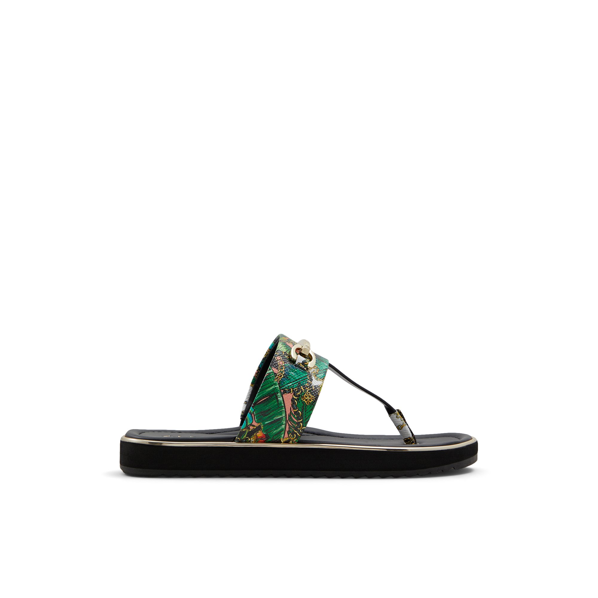 ALDO Deverena - Women's Flat Sandals - Multicolor Print