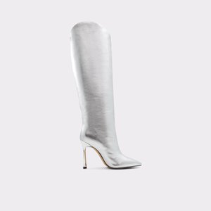 알도 ALDO Devondra Silver Womens Dress heeled boots
