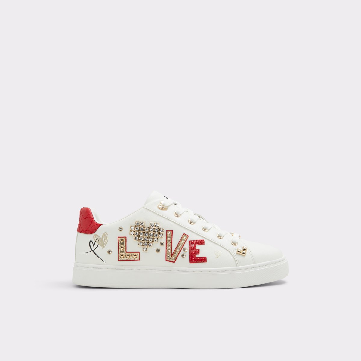 Aldo fashion white shoes women