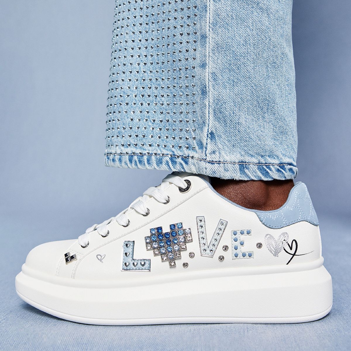 Digilove Medium Blue Women's Low top sneakers | ALDO Canada