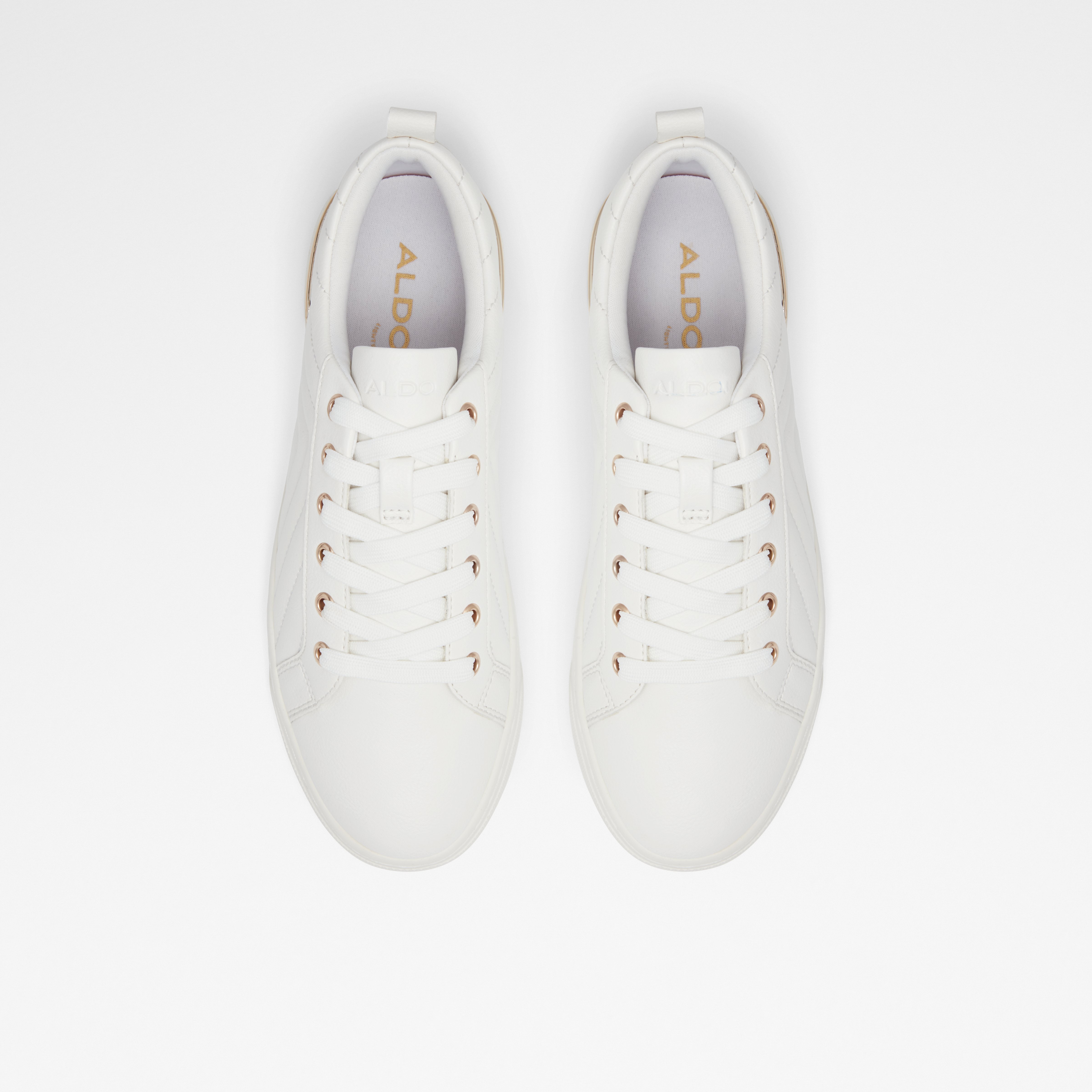 Dilathielle White Synthetic Quilted Women's Low top sneakers | ALDO US