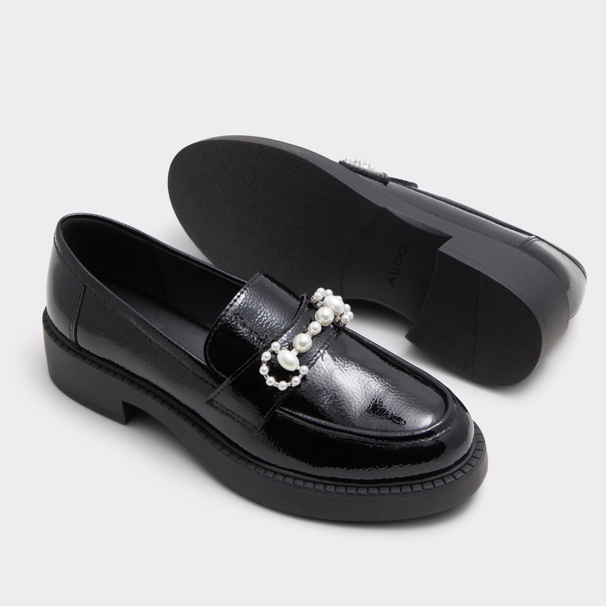 Dinara Black Women's Loafers & Oxfords | ALDO Canada