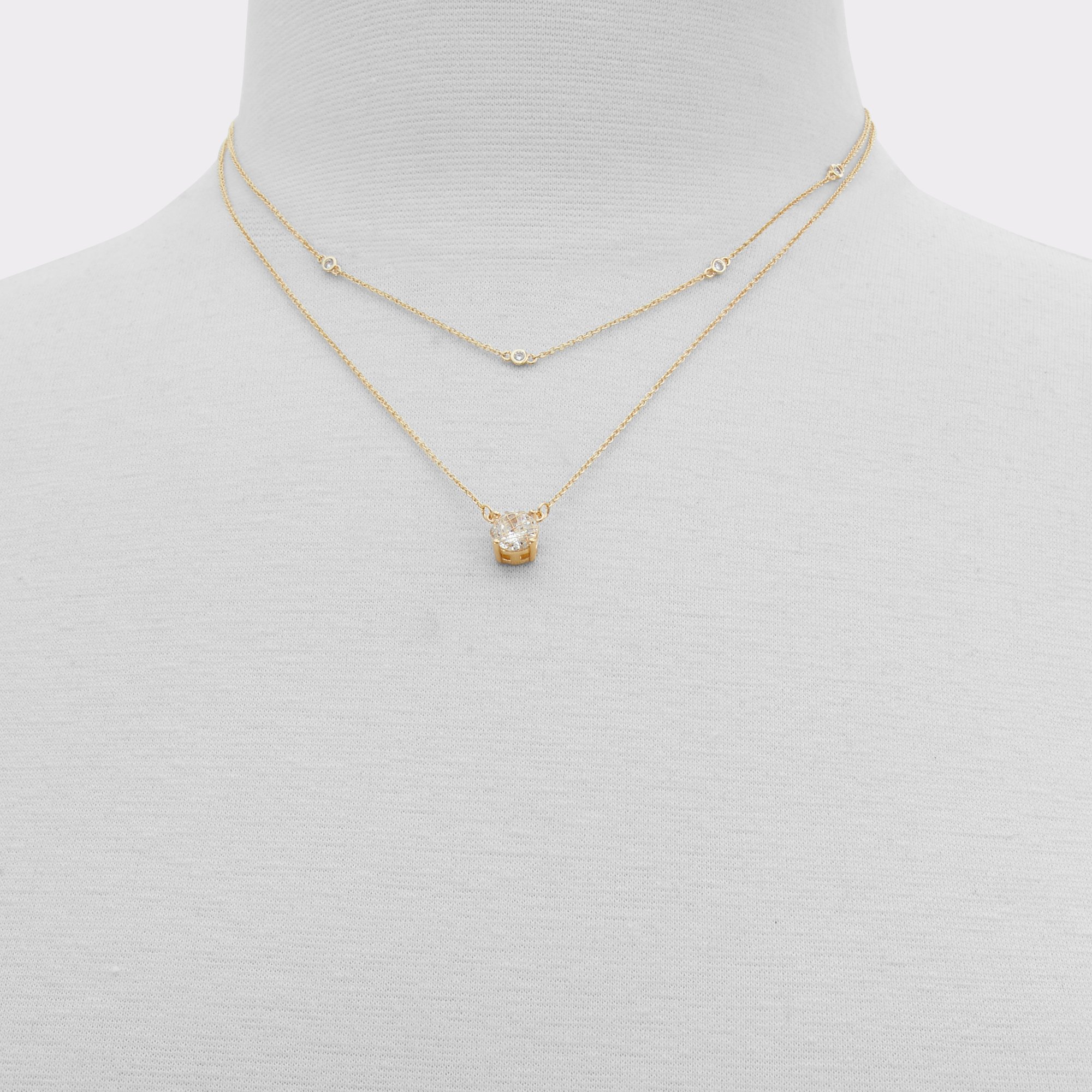 Dolonara Gold/Clear Multi Women's Necklaces | ALDO Canada