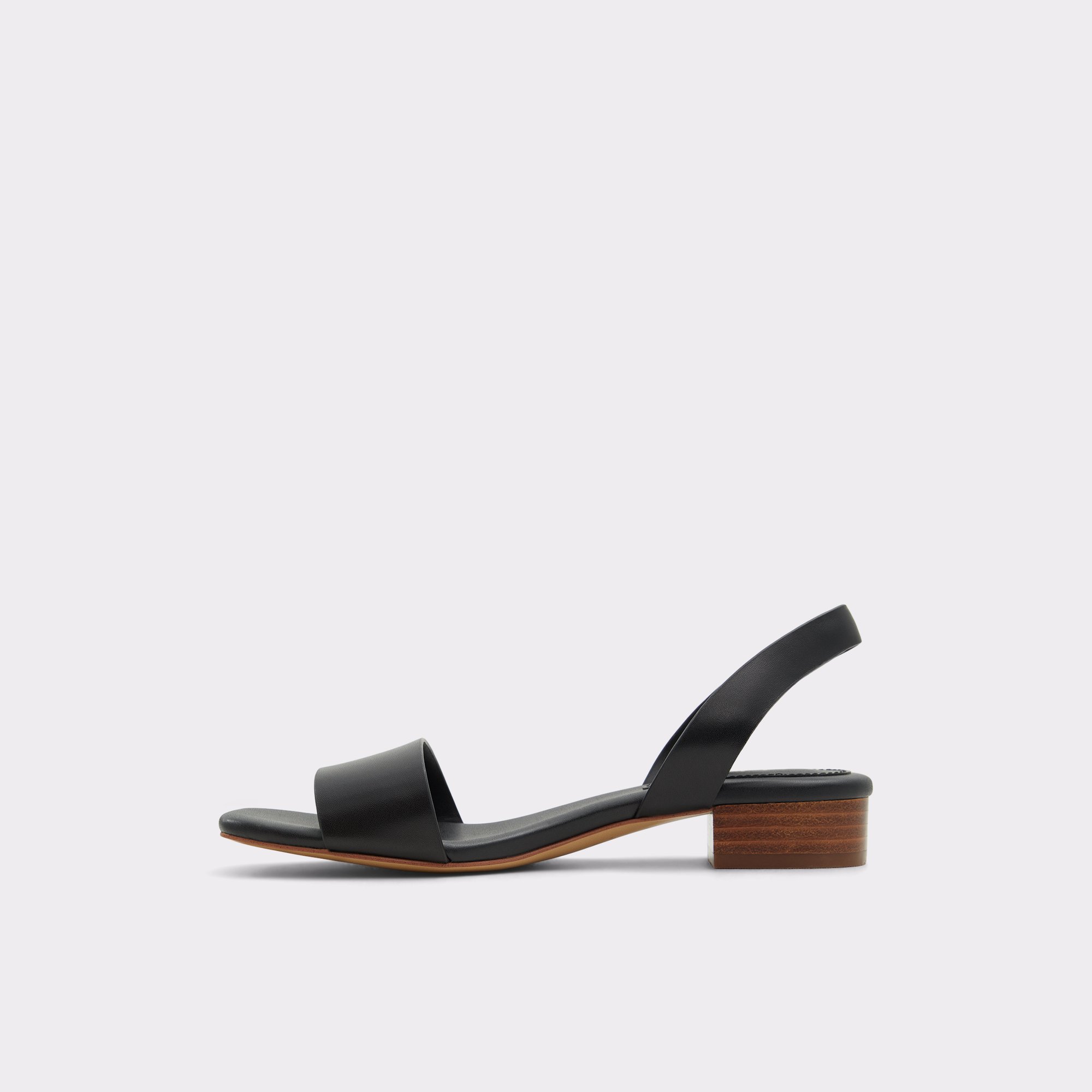 Dorenna Black Leather Smooth Women's Heeled sandals | ALDO Canada
