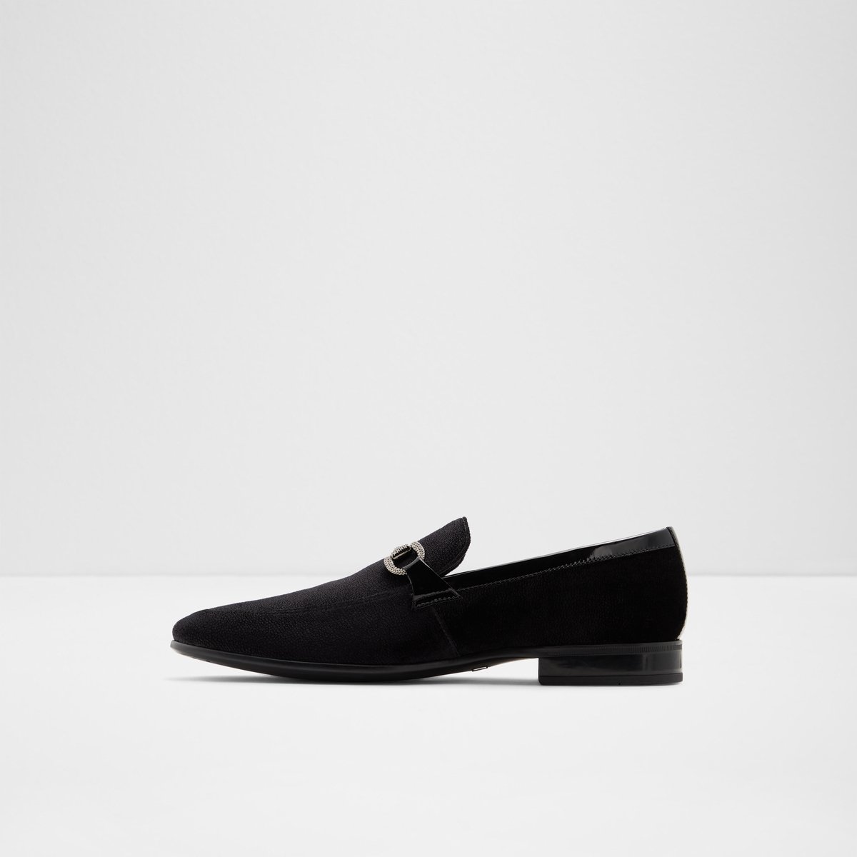 aldo black velvet shoes