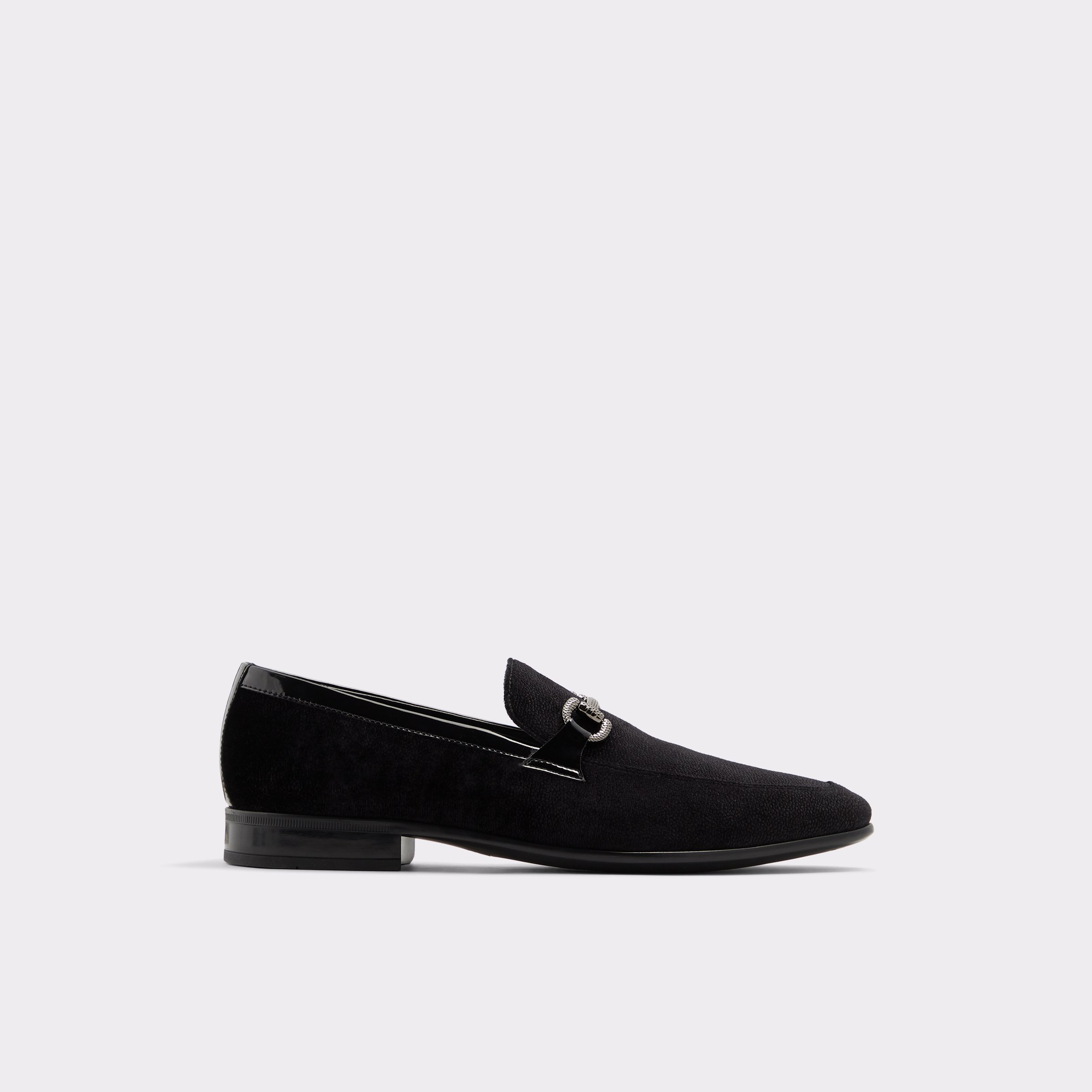 Drylian Black Leather Velvet Men's Loafers & Slip-Ons | ALDO US