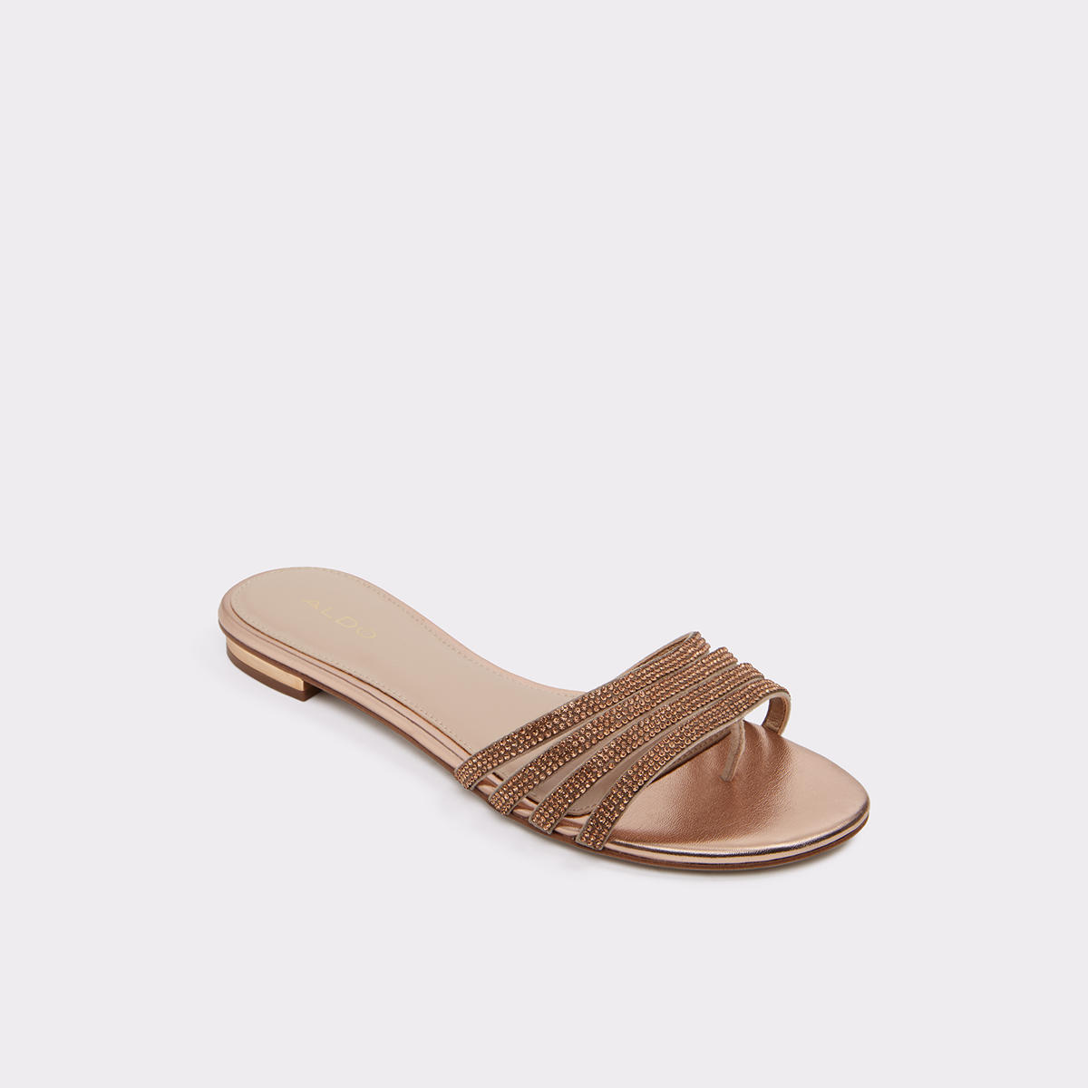 aldo rhinestone slides