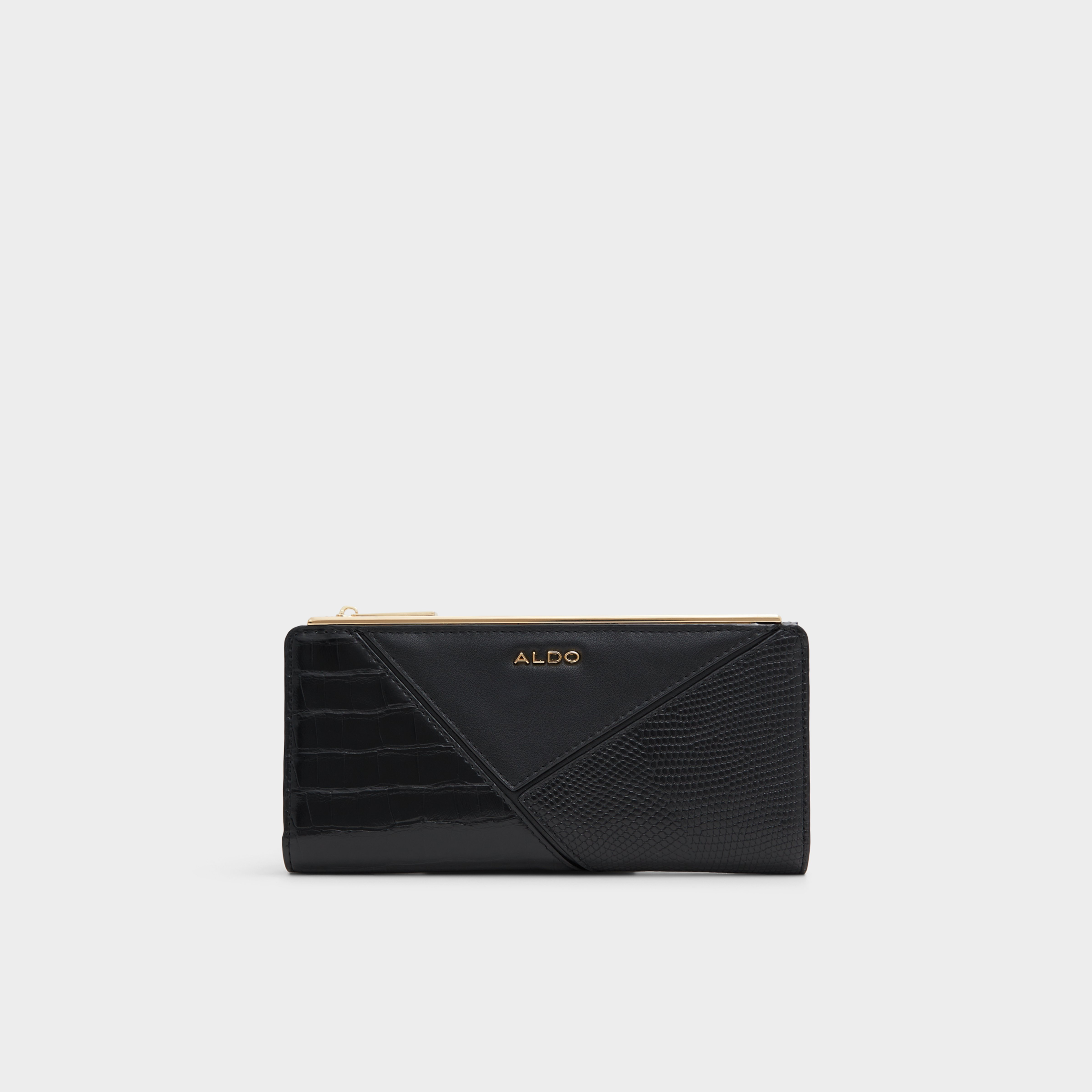 Wallet double compartment bag／black CENTRAL PARK- Clutch Style Wallet (CP 8472) - Derek