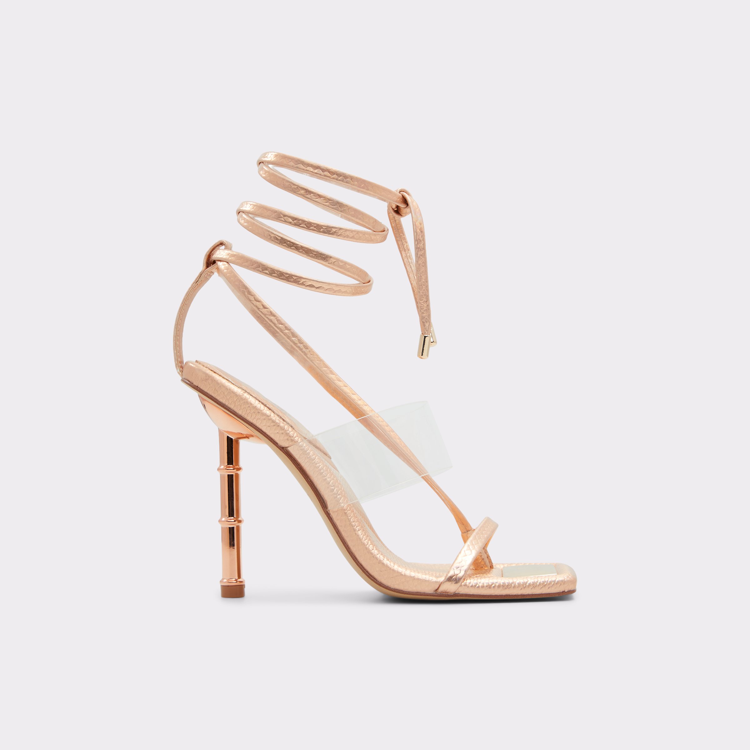 Elektra Rose Gold Women's Strappy sandals | ALDO Canada