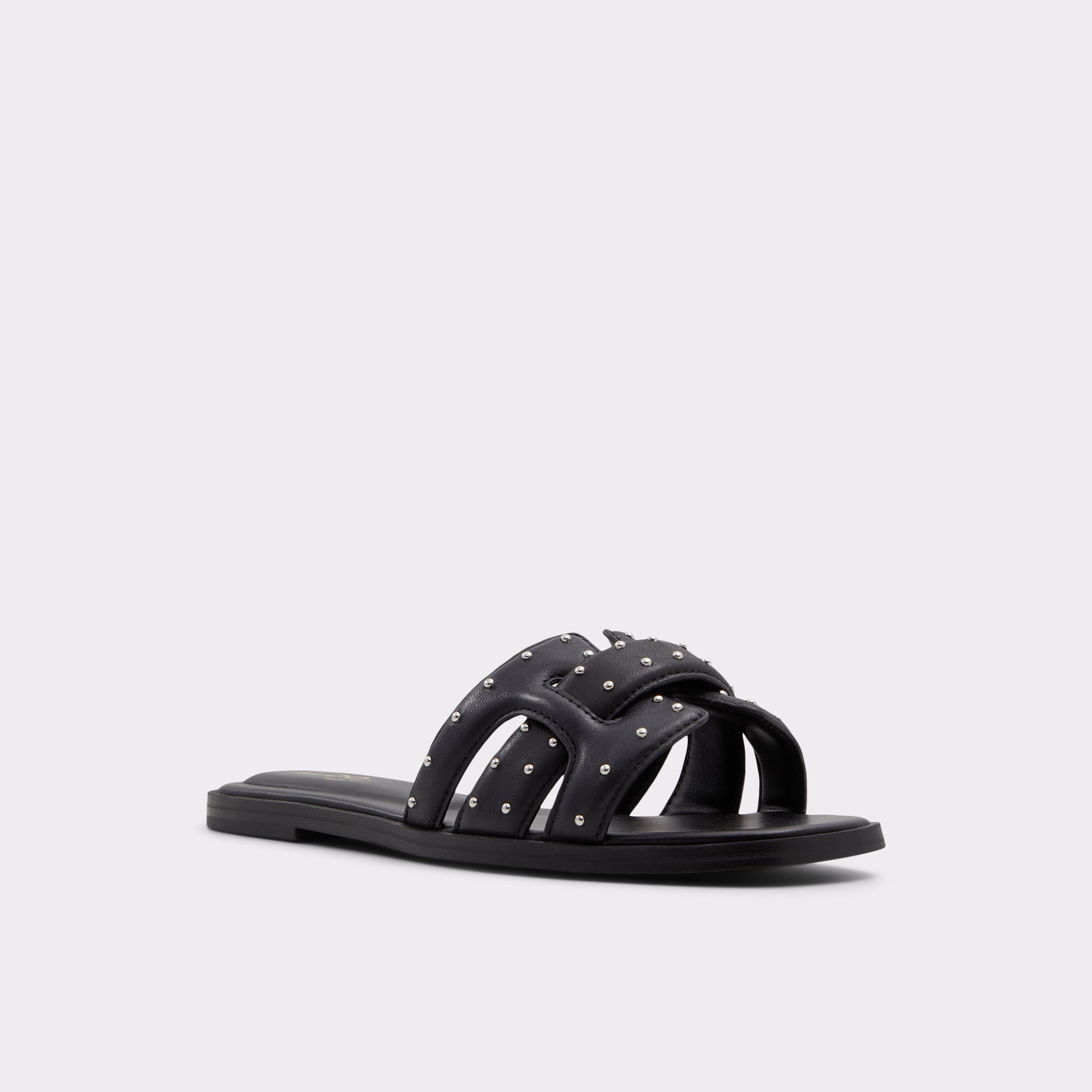 Elenaa Black Combo Women's Flat Sandals | ALDO Canada