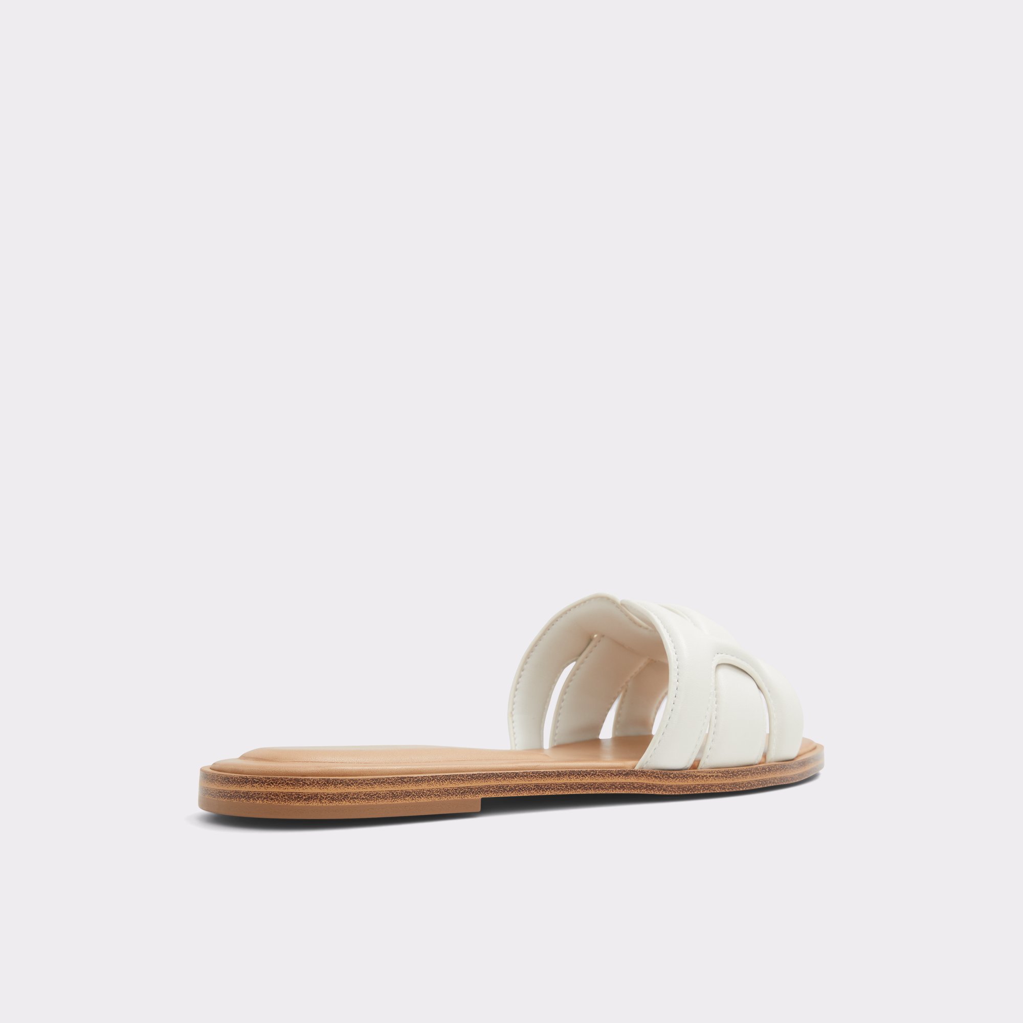 Elenaa White/Bone Women's Flat Sandals | ALDO Canada