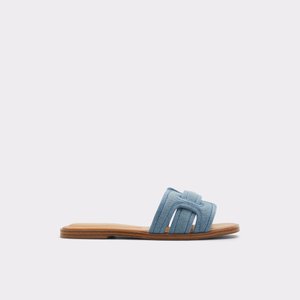 알도 ALDO Elenaa Medium Blue Womens Flat Sandals