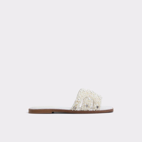 【ALDO】上品★ シェル・パール調 ★ Wチェーン ★ アンクレット org.jpg
