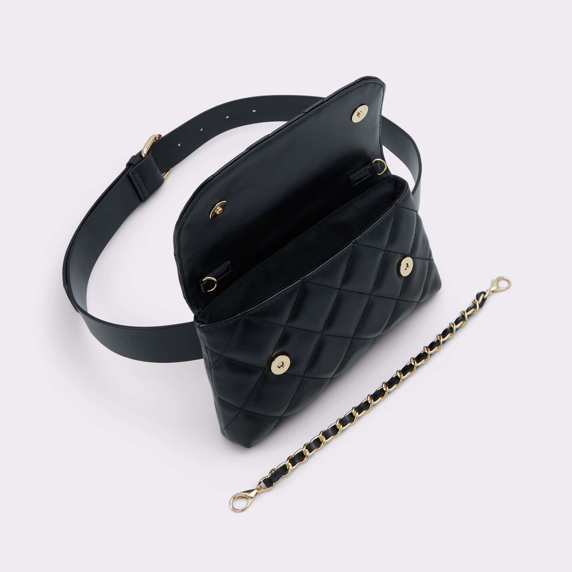 Eleonara Black/Gold Multi Women's Backpacks & Fanny Packs | ALDO US