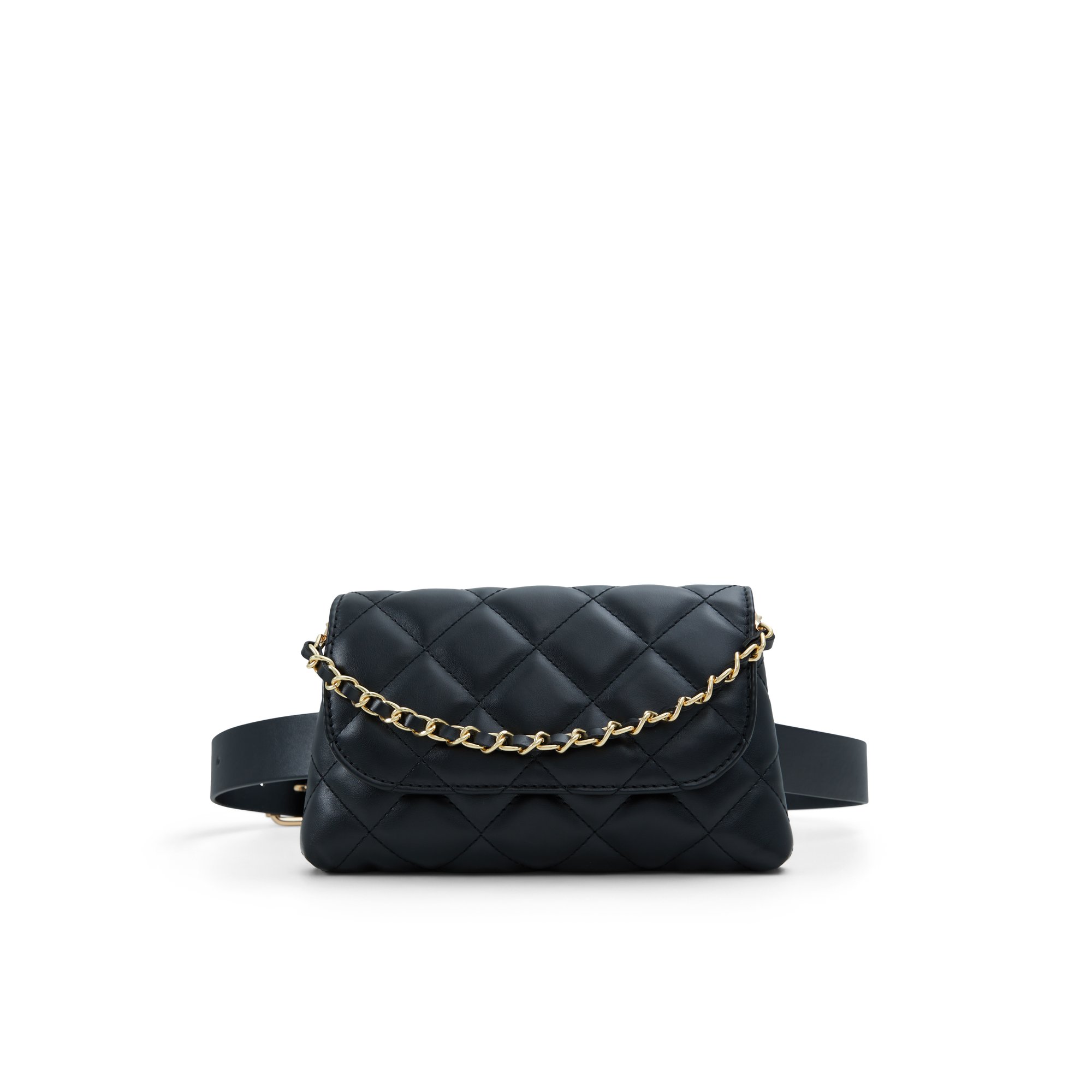 ALDO Eleonara - Women's Backpack Handbag - Black-Gold